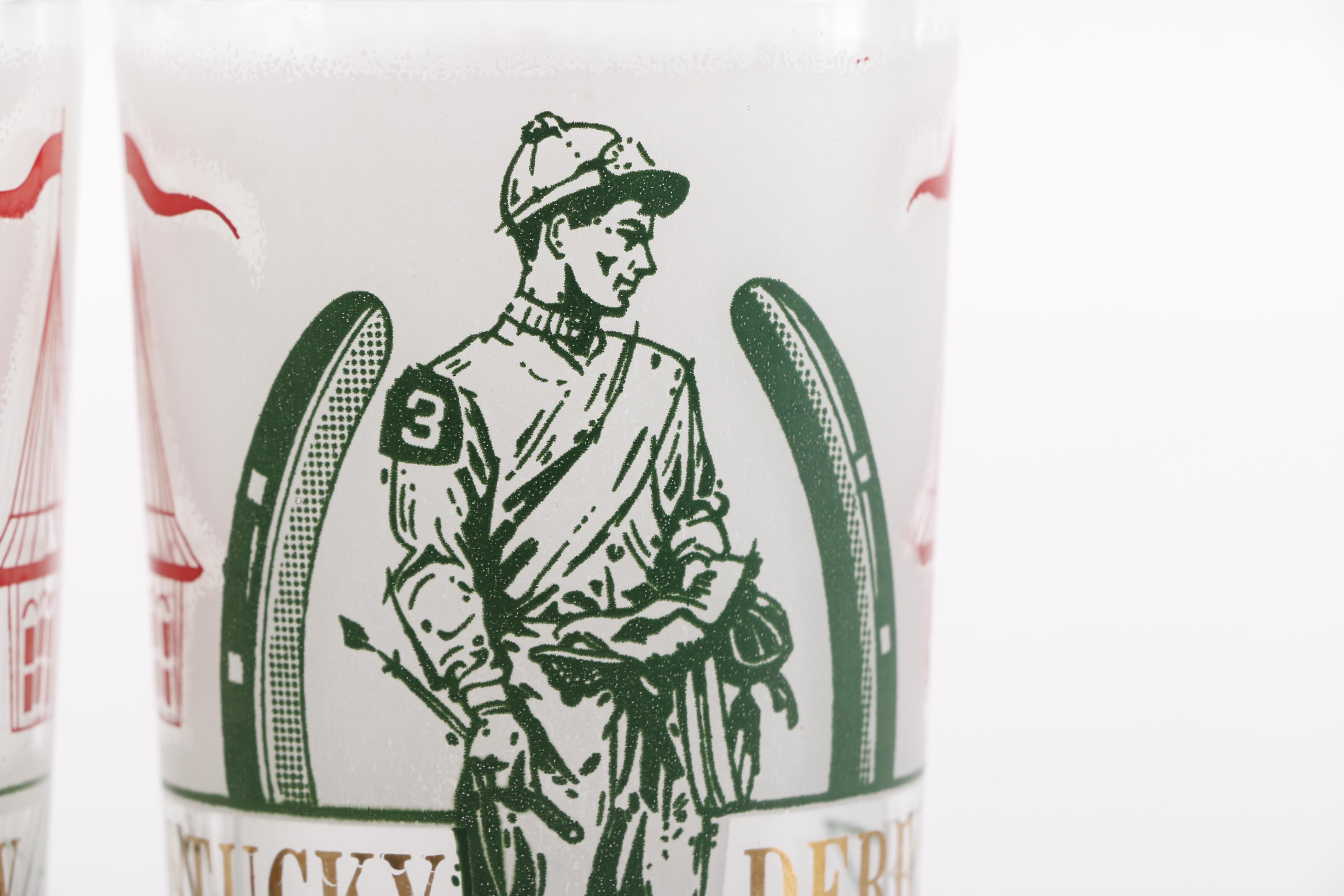 1969 Kentucky Derby Commemorative Glasses