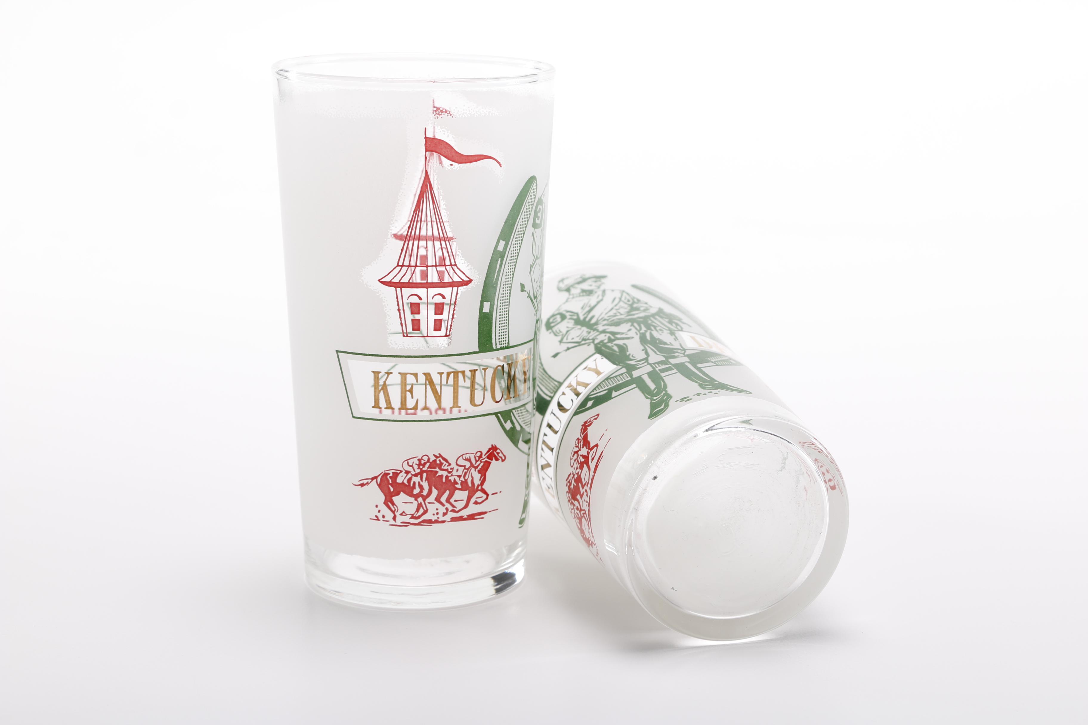 1969 Kentucky Derby Commemorative Glasses