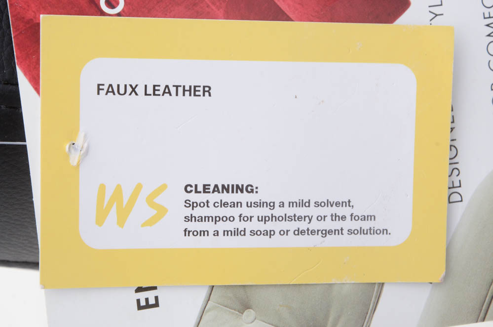 Ave Six Black Vinyl Swivel Chair