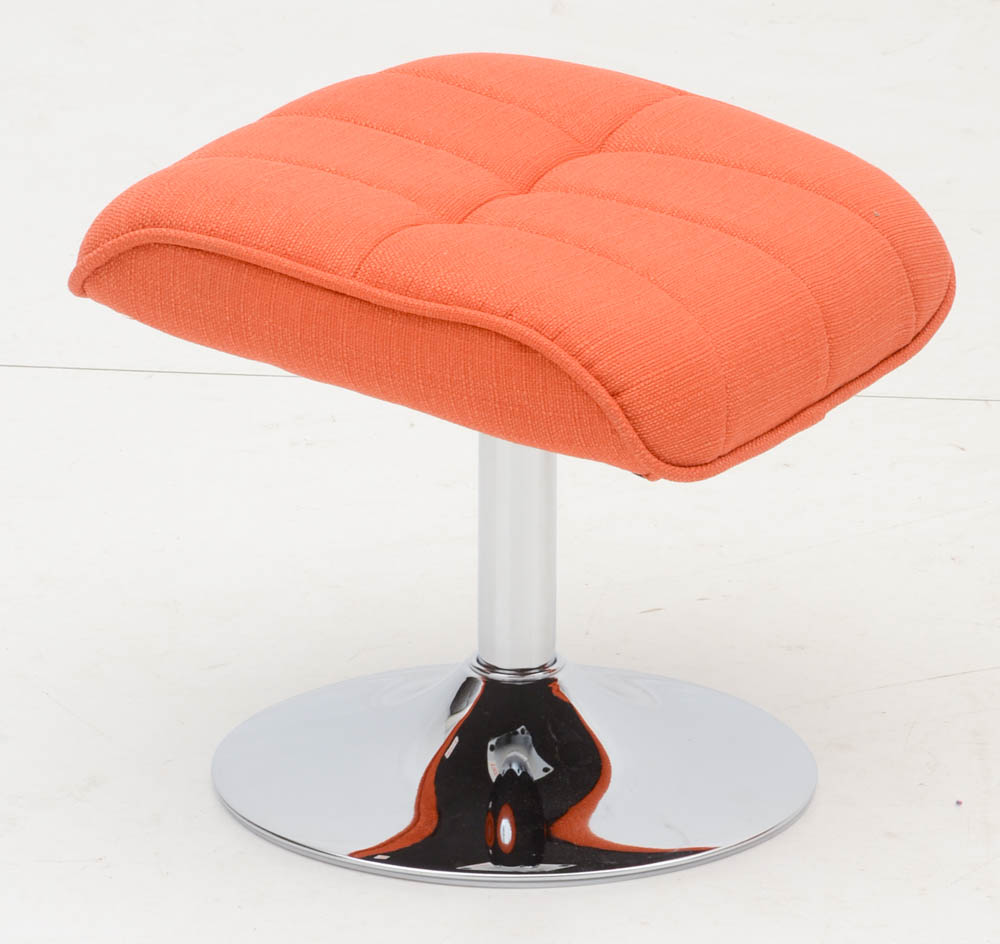 Contemporary Modern Style Lounge Chair with Ottoman