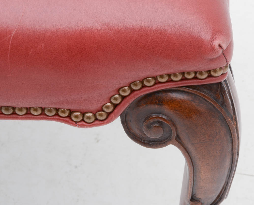 Henredon Dining Set With Leather Chairs