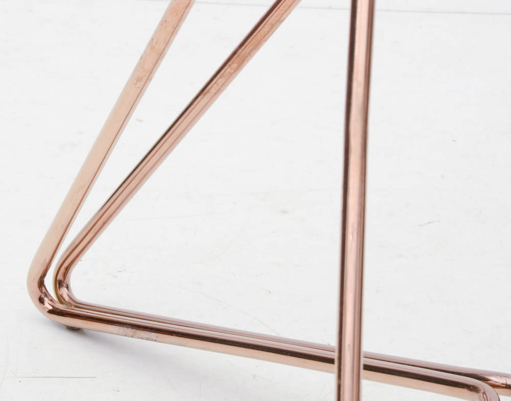 Modrest "Ashland" Circular Glass Dining Table