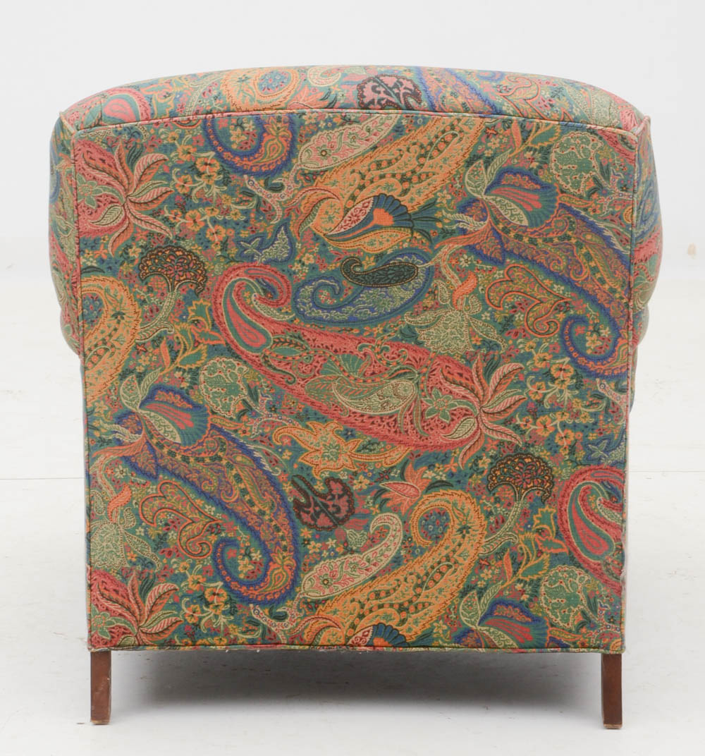 Heritage Paisley Upholstered Armchairs EBTH