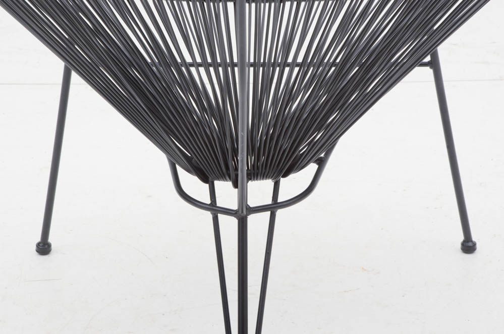 Pair of Black Acapulco Style Chairs