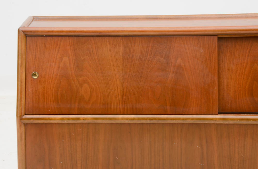 Vintage King Size T.H. Robsjohn-Gibbings Headboard with Storage