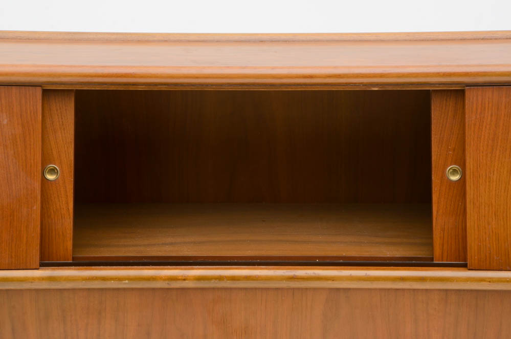 Vintage King Size T.H. Robsjohn-Gibbings Headboard with Storage