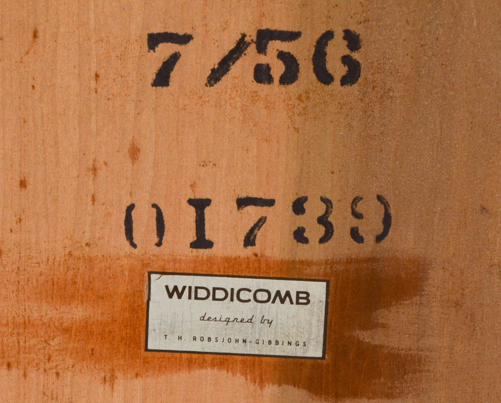 Vintage King Size T.H. Robsjohn-Gibbings Headboard with Storage