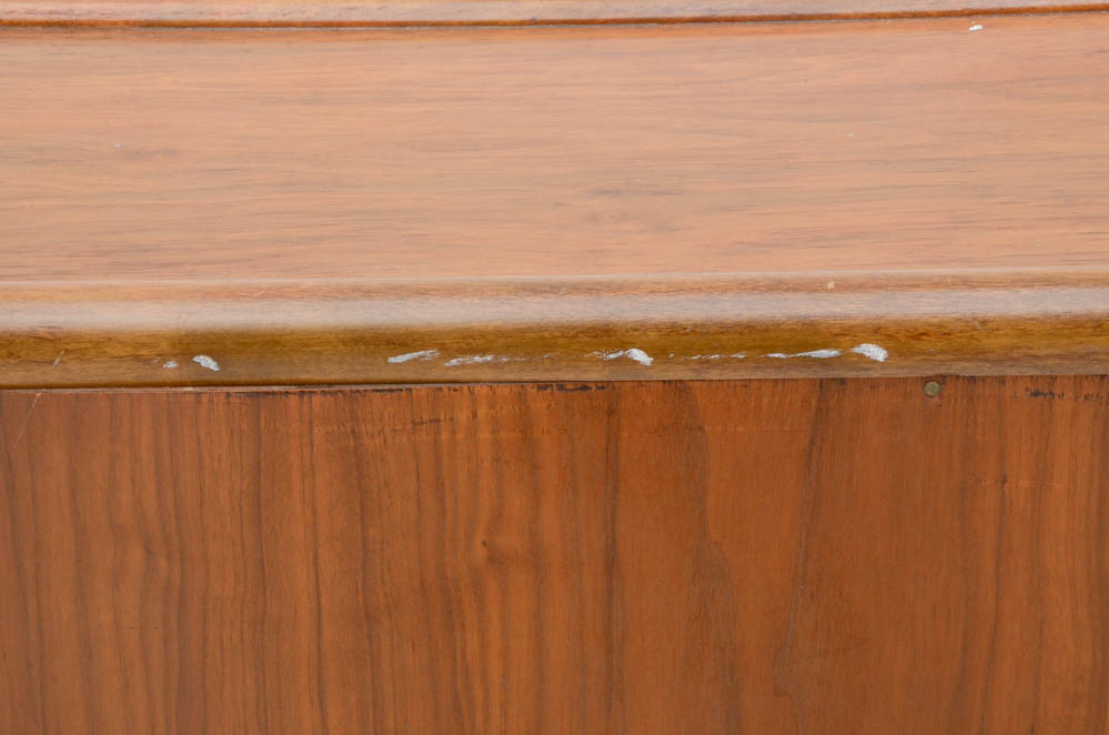 Vintage King Size T.H. Robsjohn-Gibbings Headboard with Storage