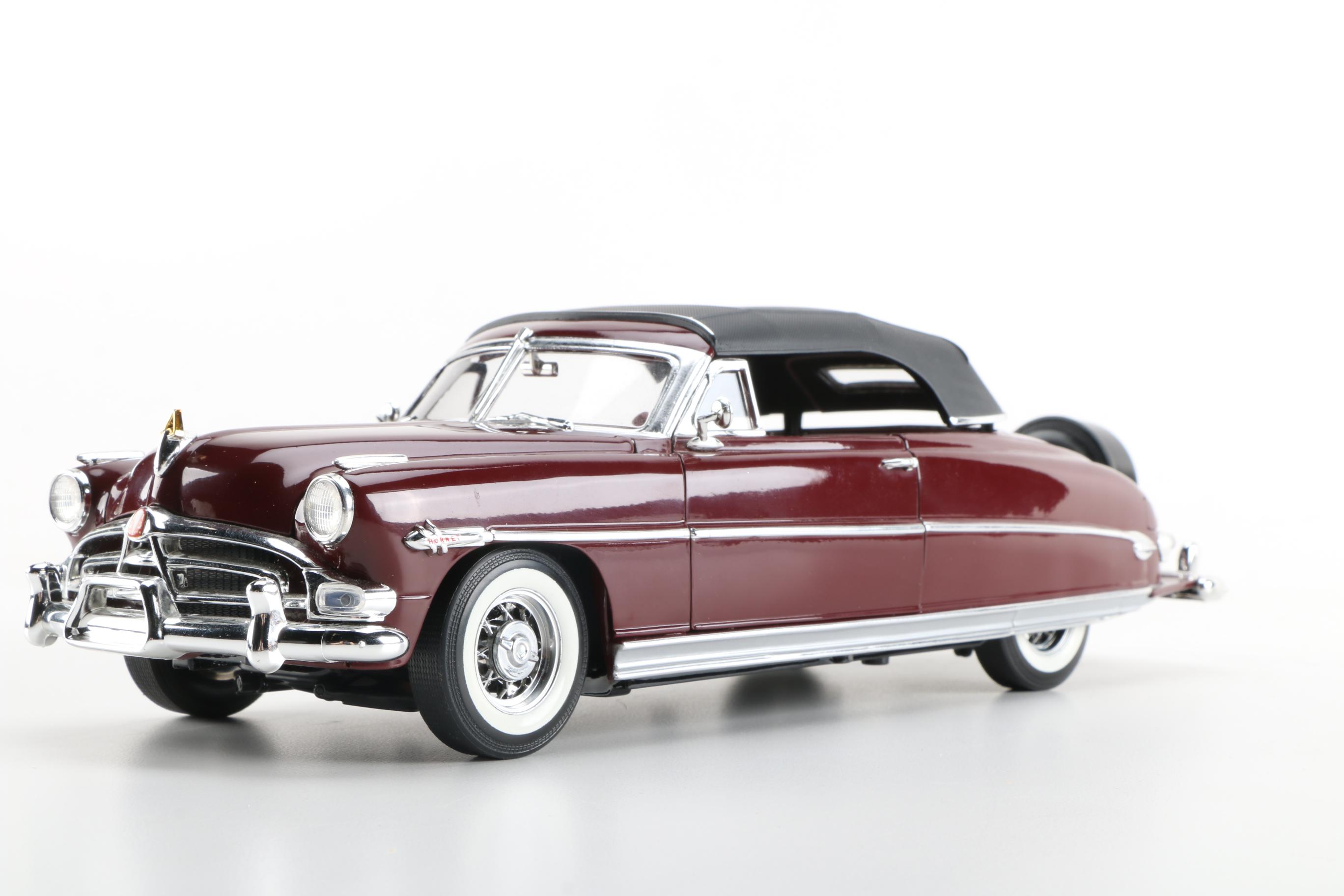 1953 Packard Caribbean Convertable and 1952 Hudson Hornet Convertable Die-Cast Cars