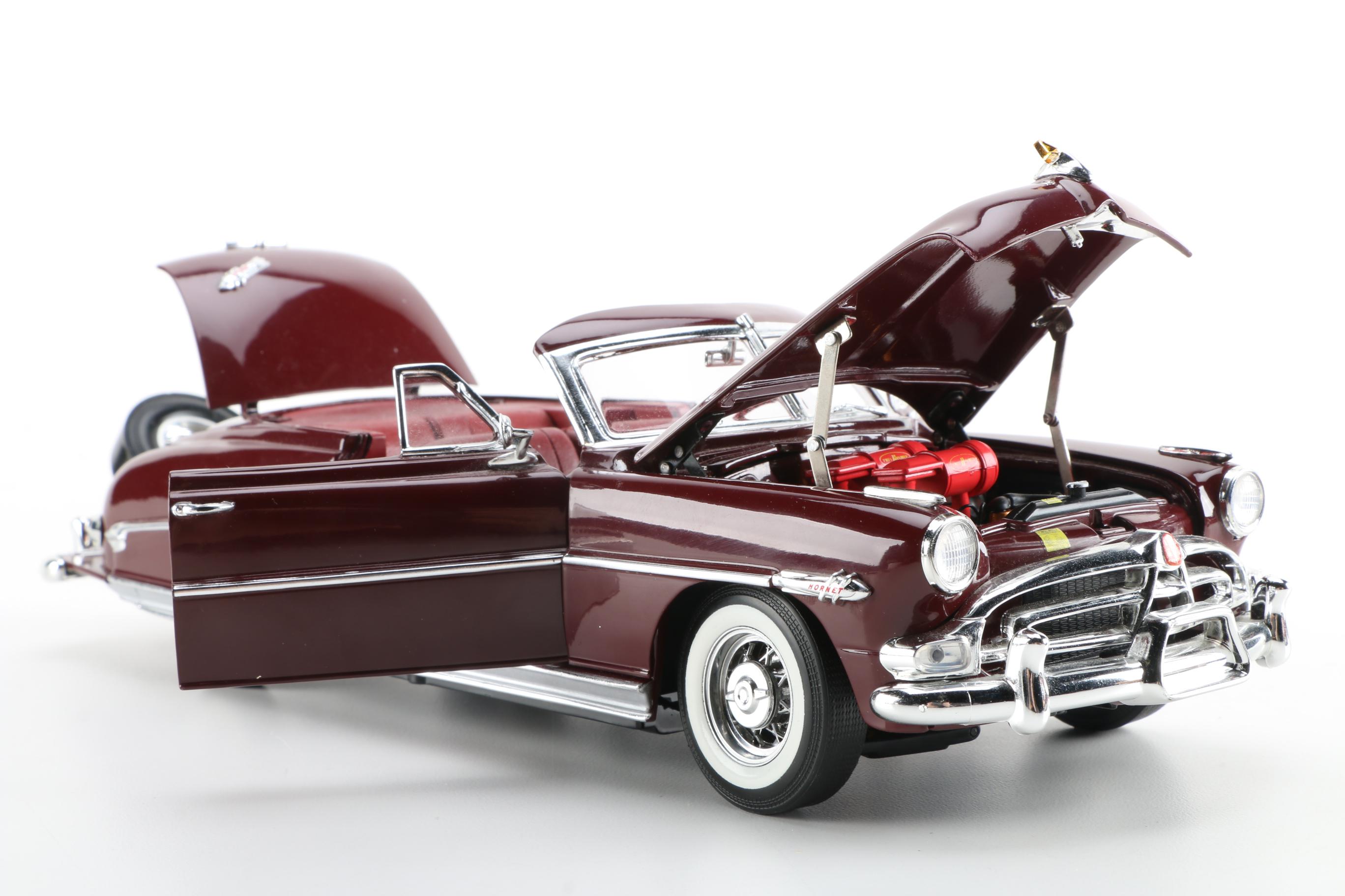1953 Packard Caribbean Convertable and 1952 Hudson Hornet Convertable Die-Cast Cars