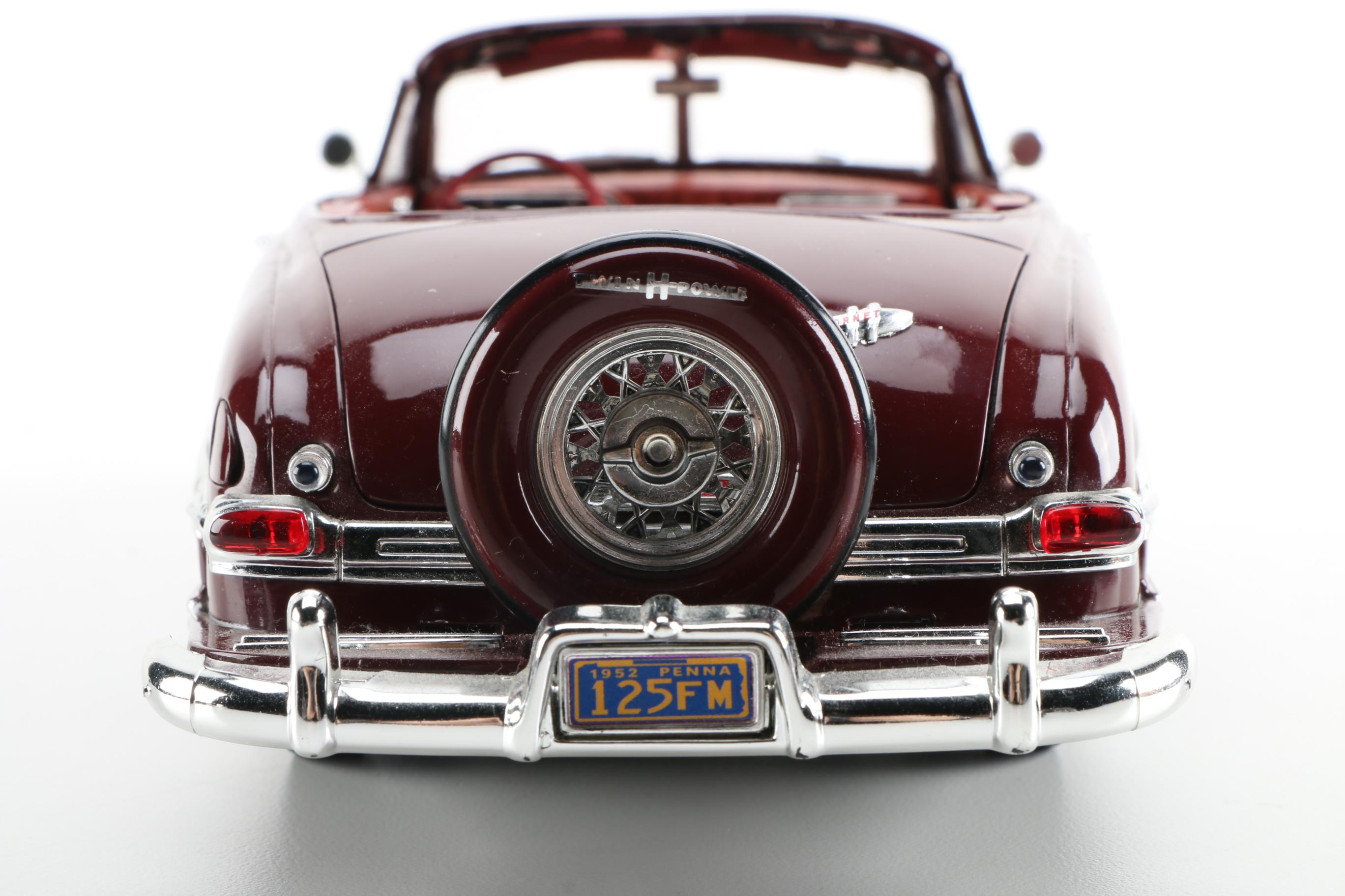 1953 Packard Caribbean Convertable and 1952 Hudson Hornet Convertable Die-Cast Cars