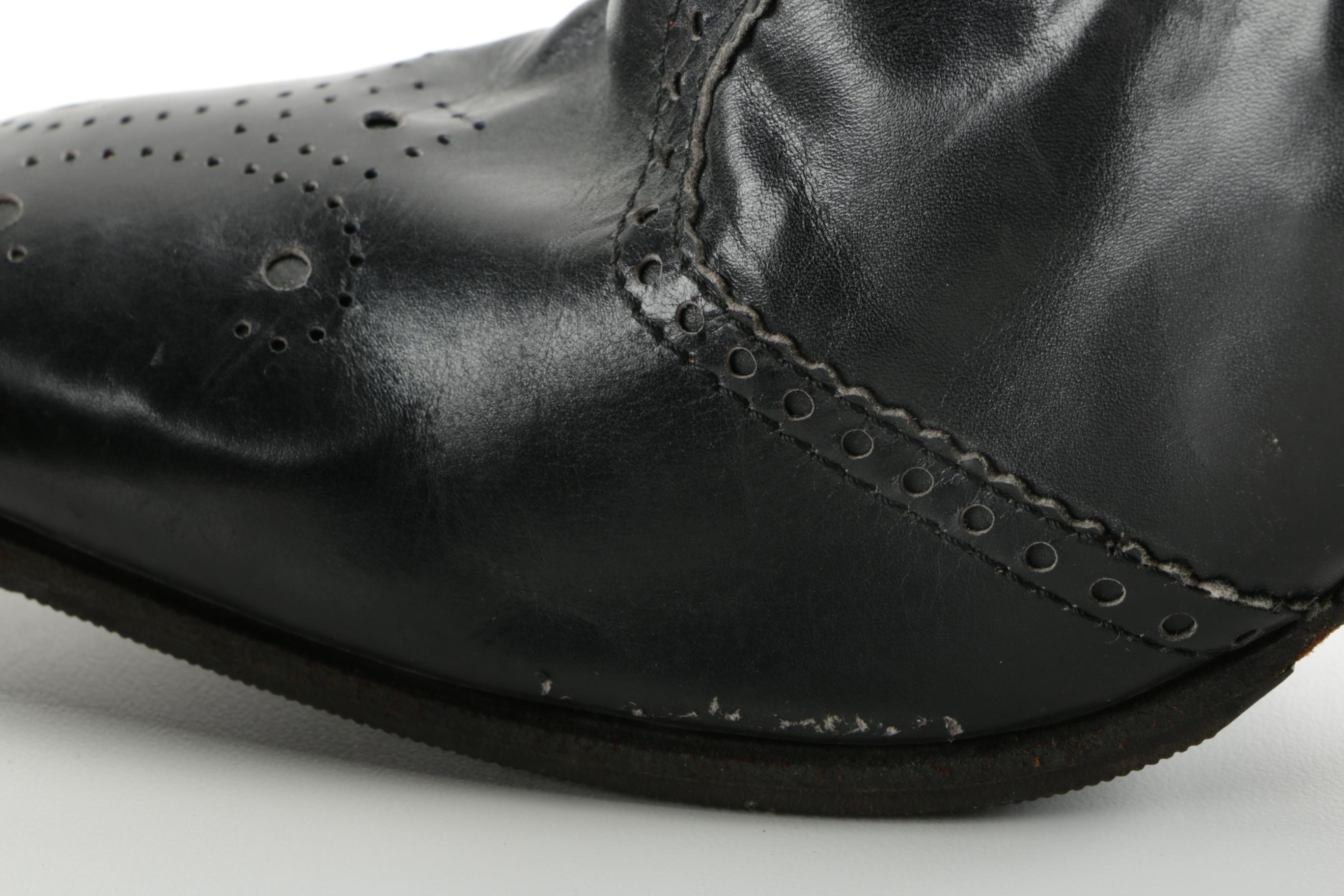 Amalfi by Rangoni Knee High Brogue Leather Boots