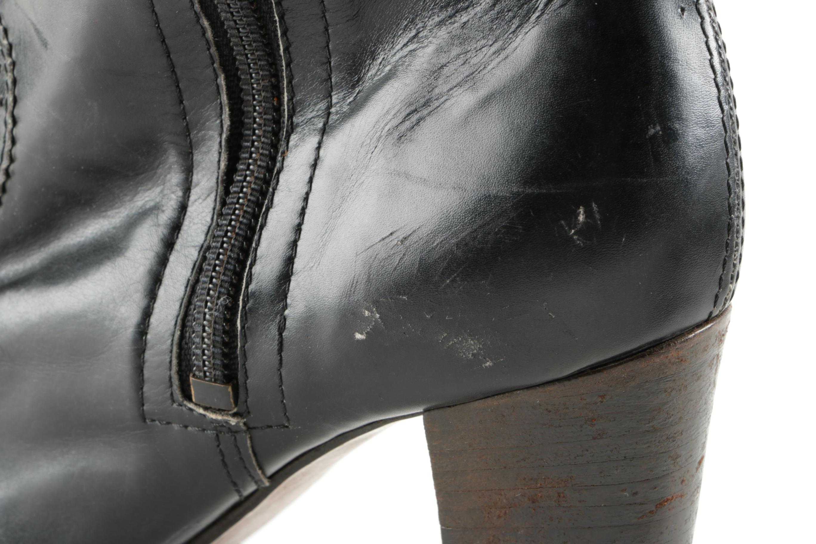 Amalfi by Rangoni Knee High Brogue Leather Boots