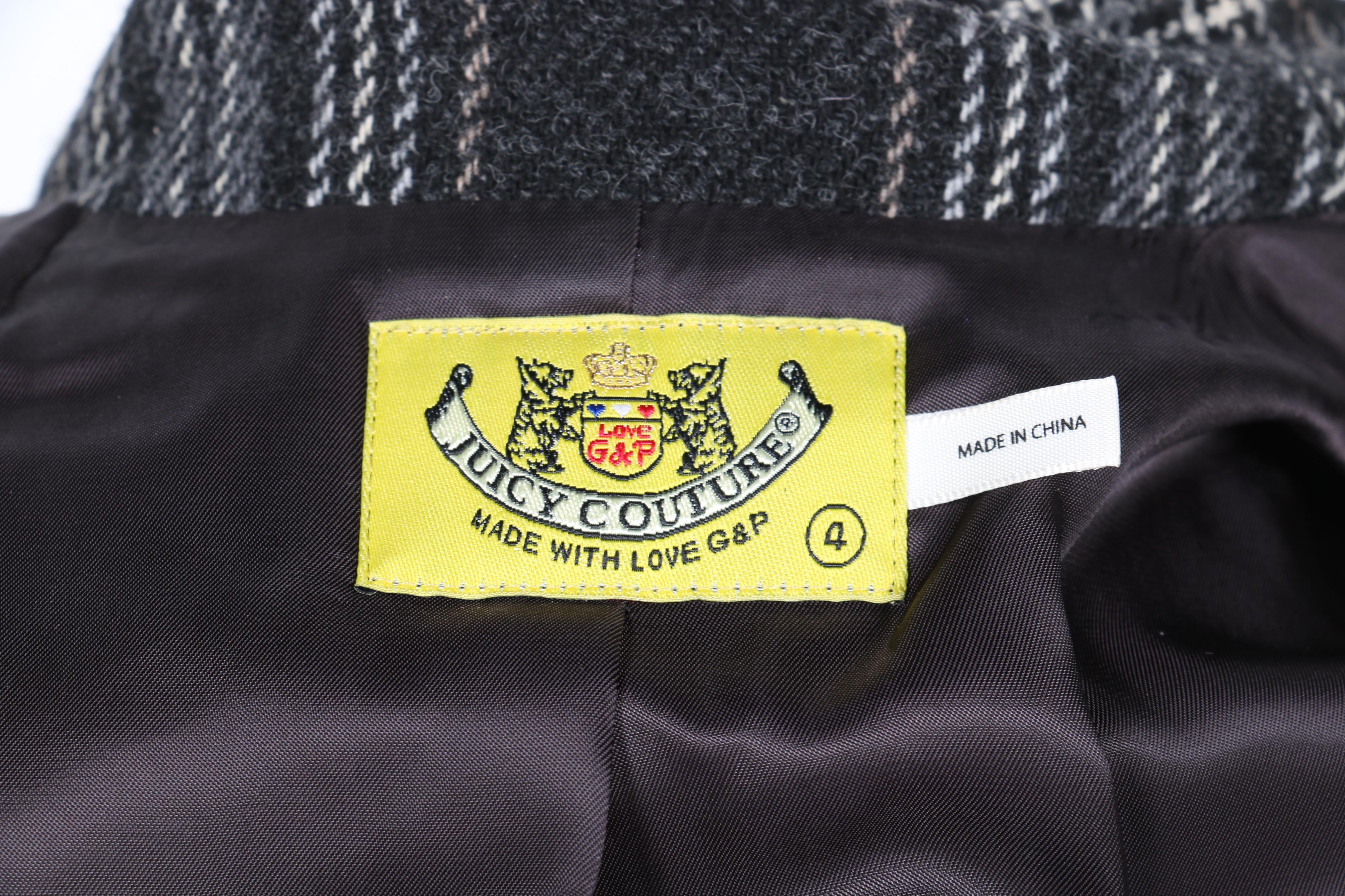 Juicy Couture Plaid Jacket