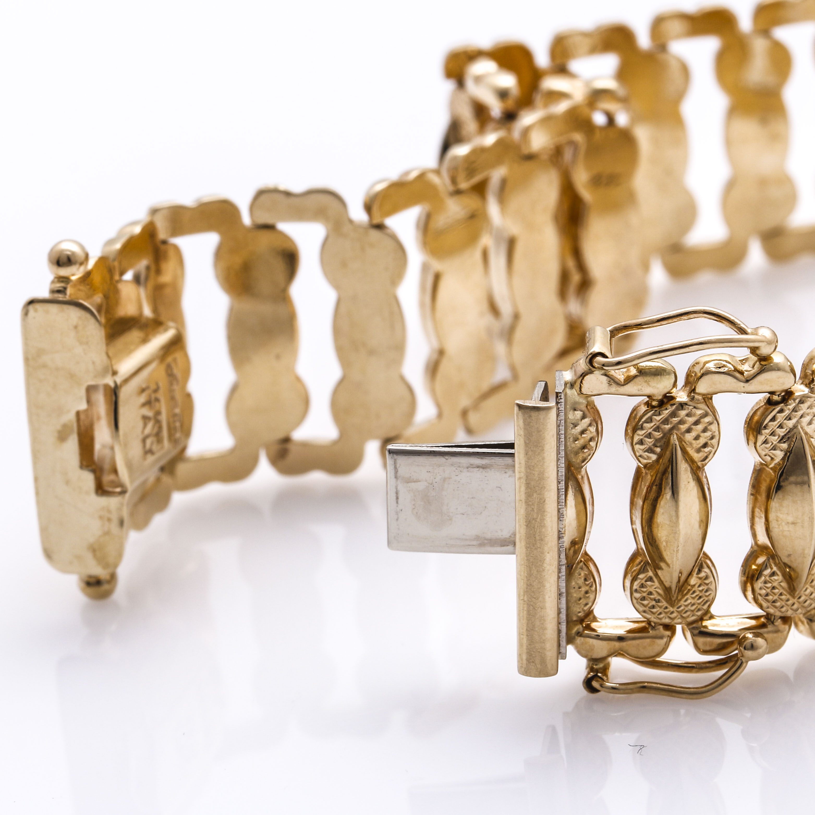 Aurafin Italian 14K Yellow Gold Bracelet