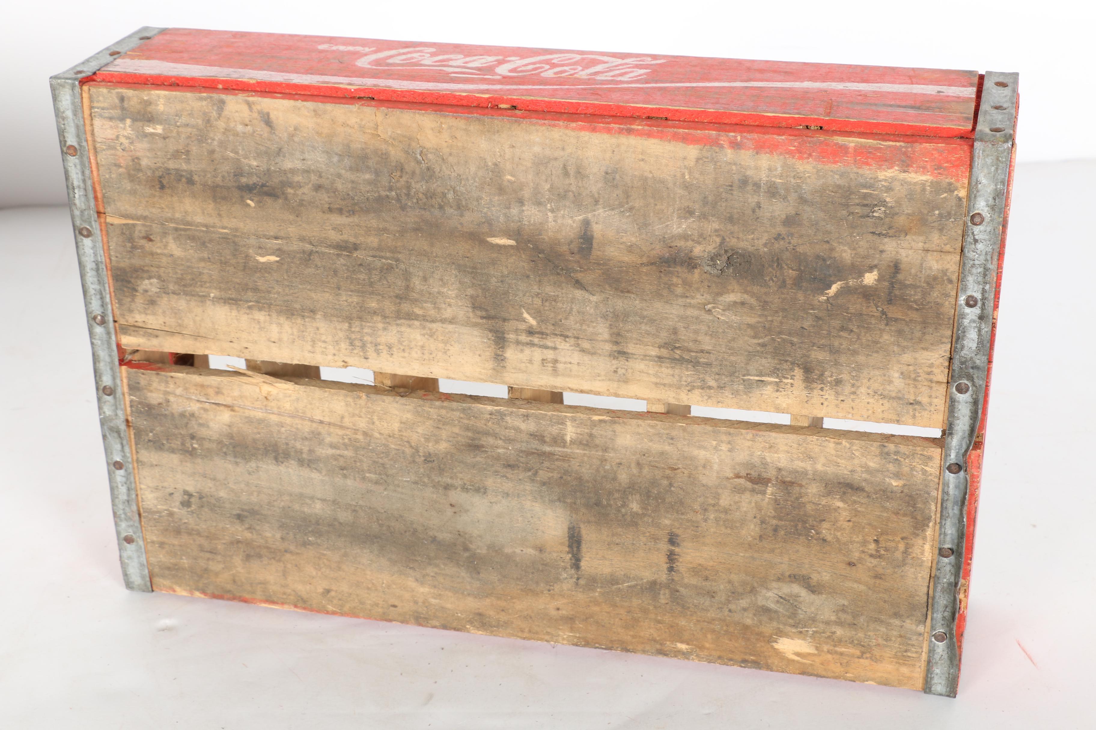 Vintage Coca-Cola and Pepsi Soda Crates