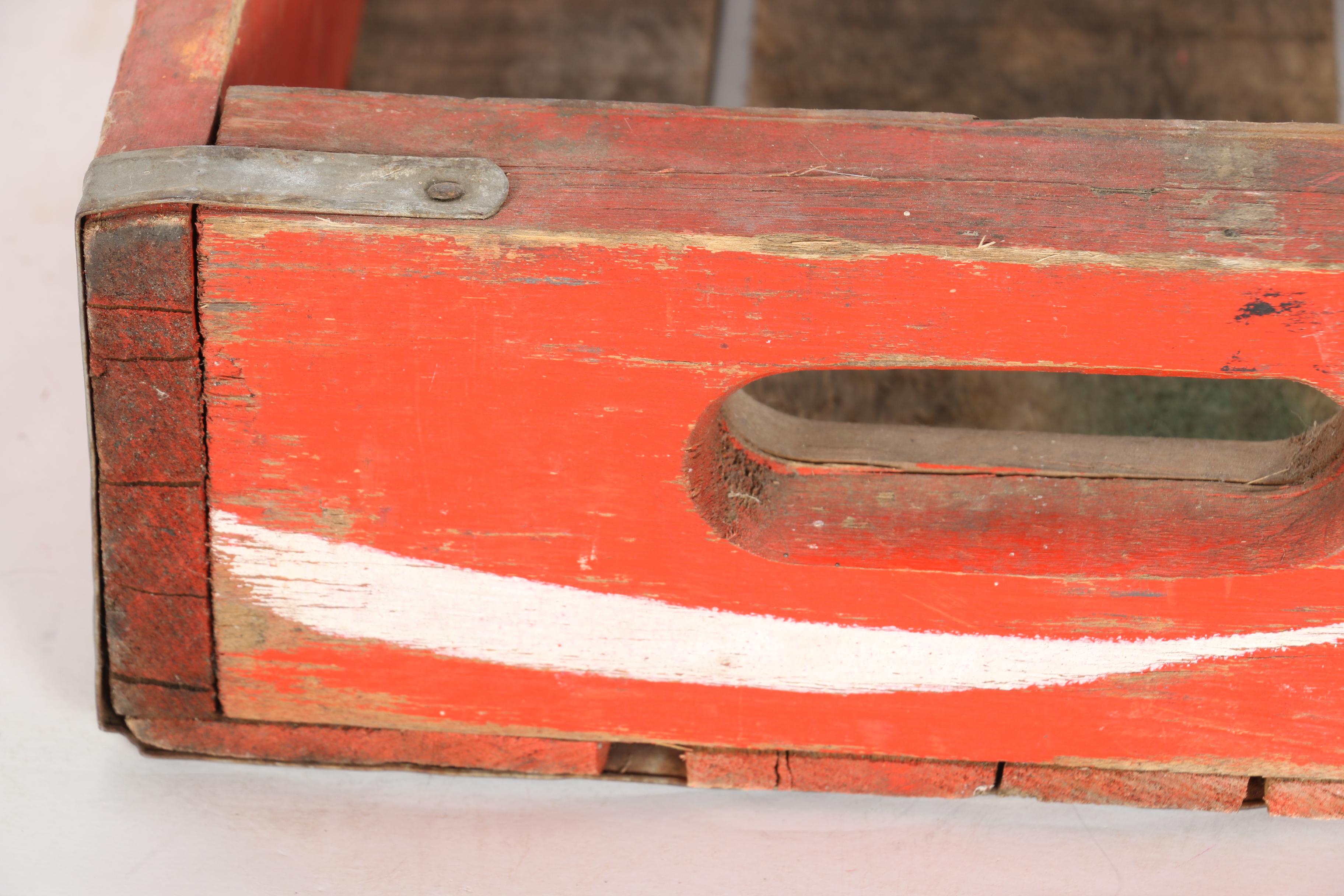Vintage Coca-Cola and Pepsi Soda Crates