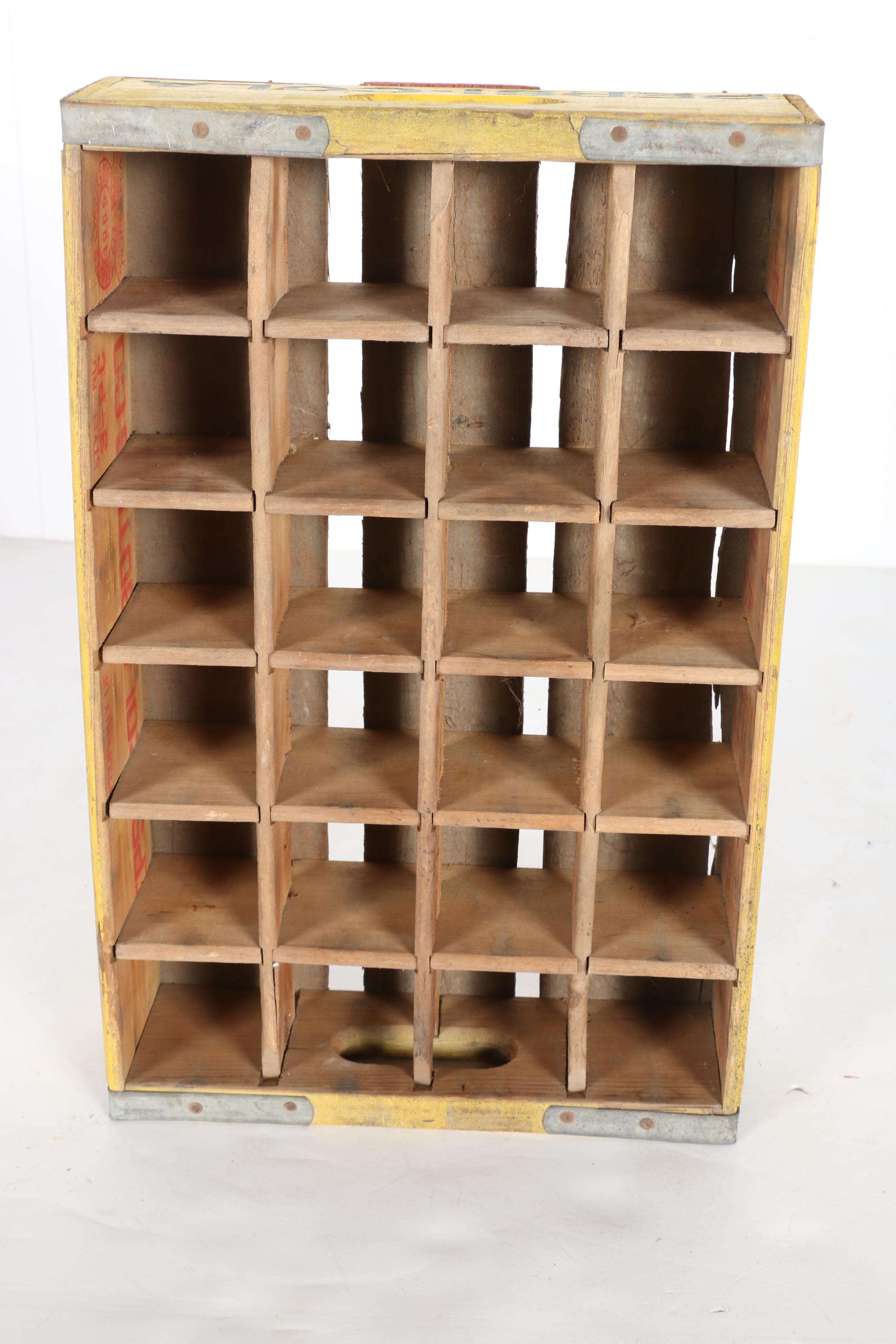 Vintage Coca-Cola and Pepsi Soda Crates