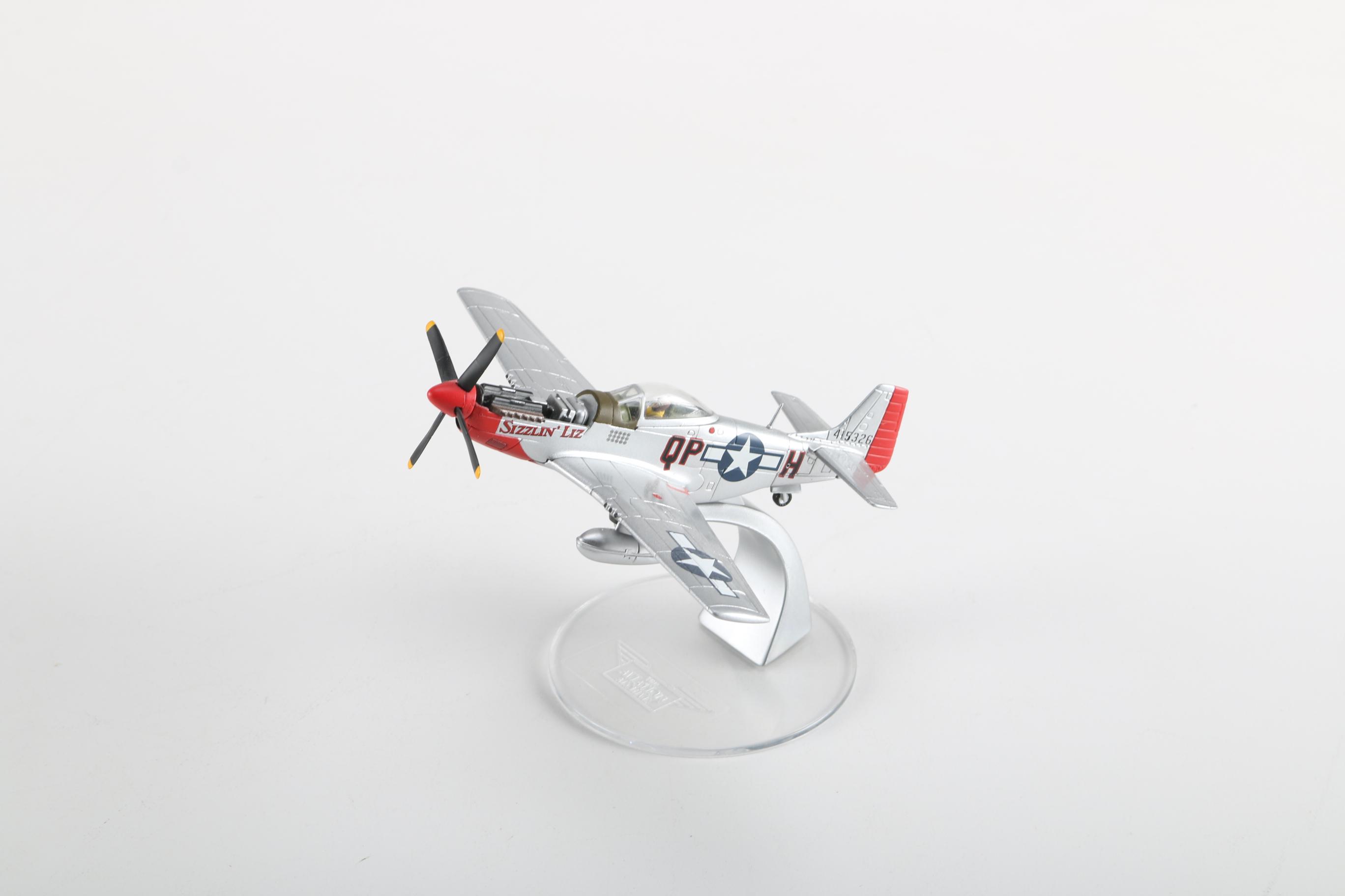 Die-Cast Metal Planes With Stands