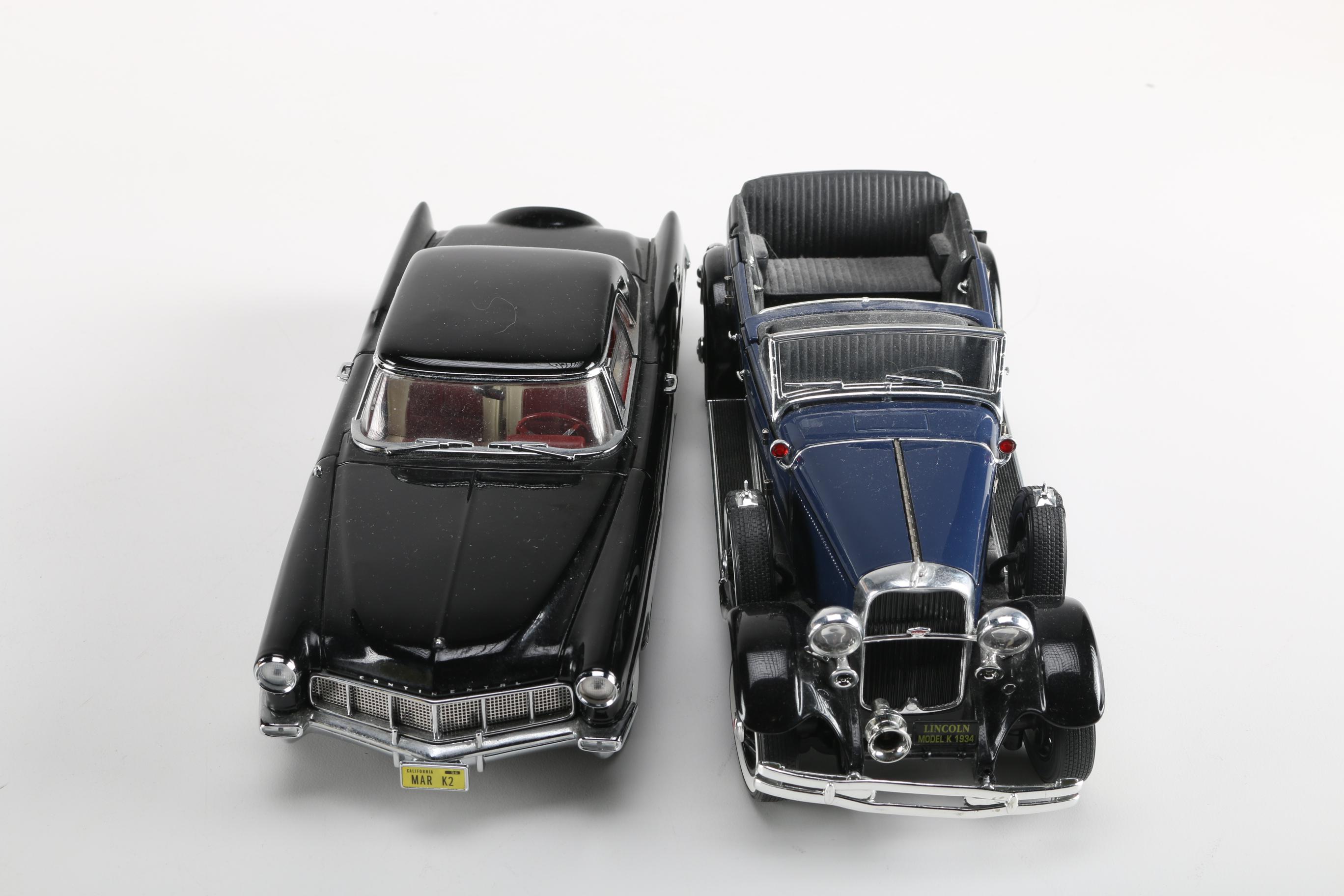 Four Model Linlcoln Cars