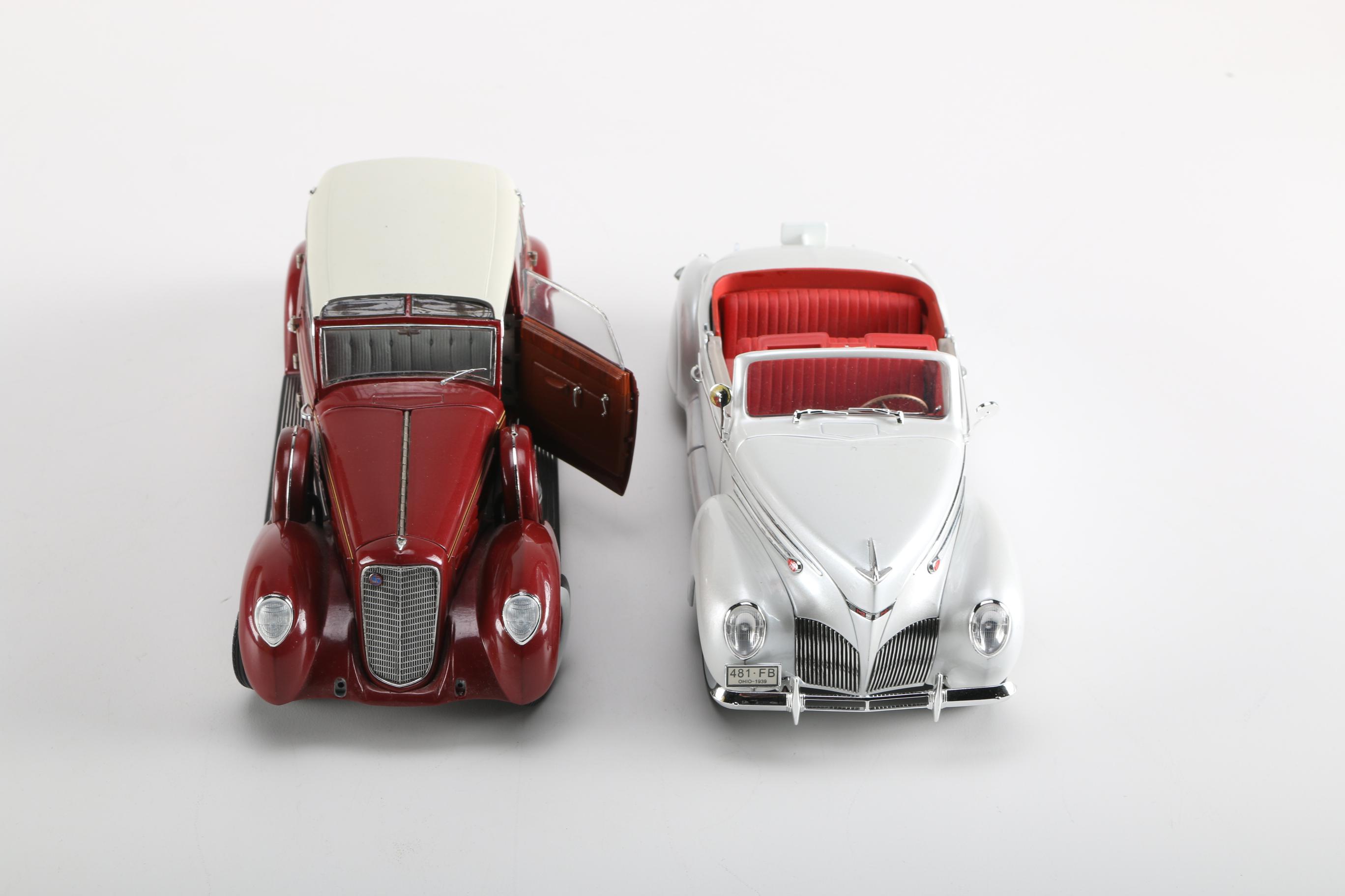 Four Model Linlcoln Cars