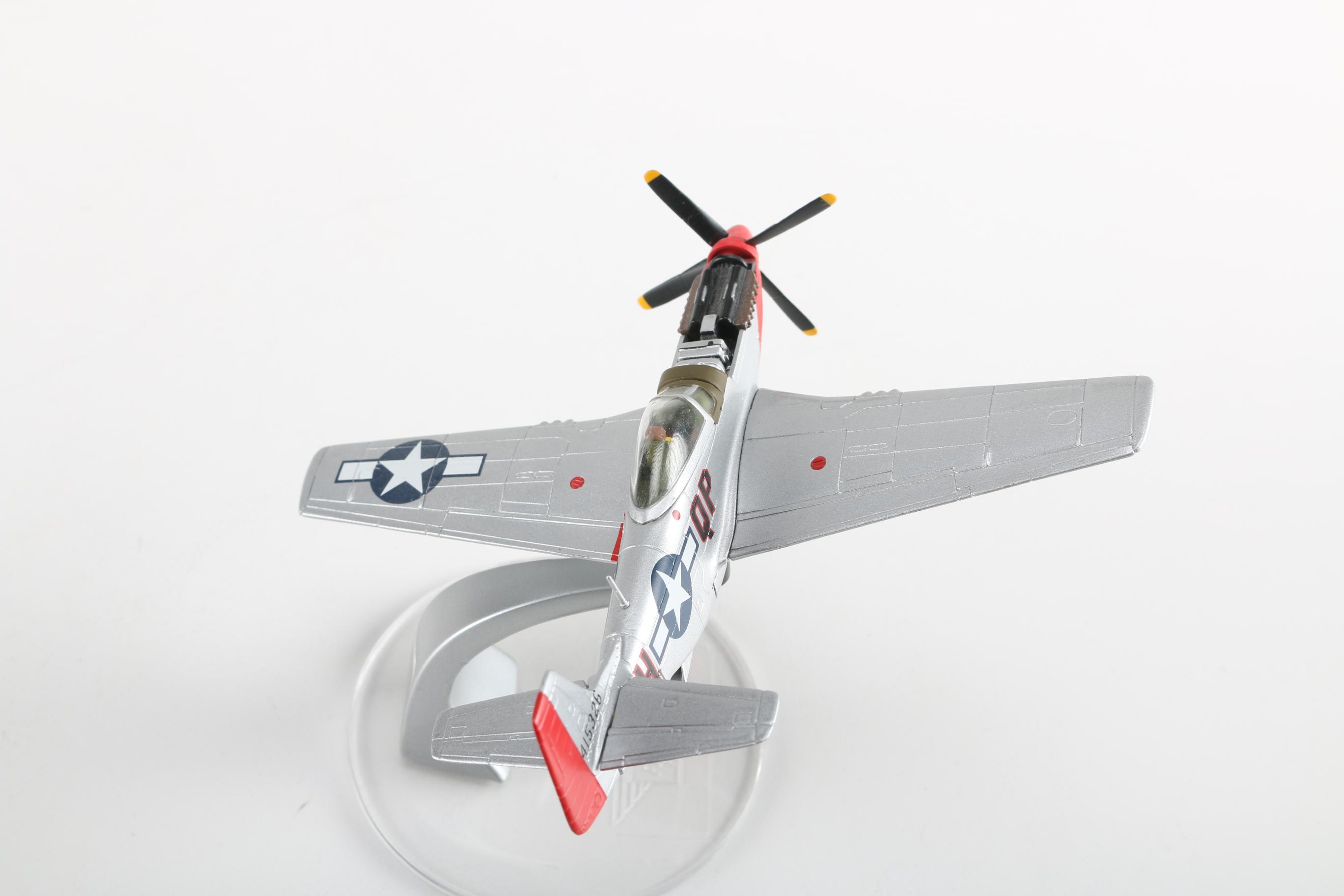 Die-Cast Metal Planes With Stands