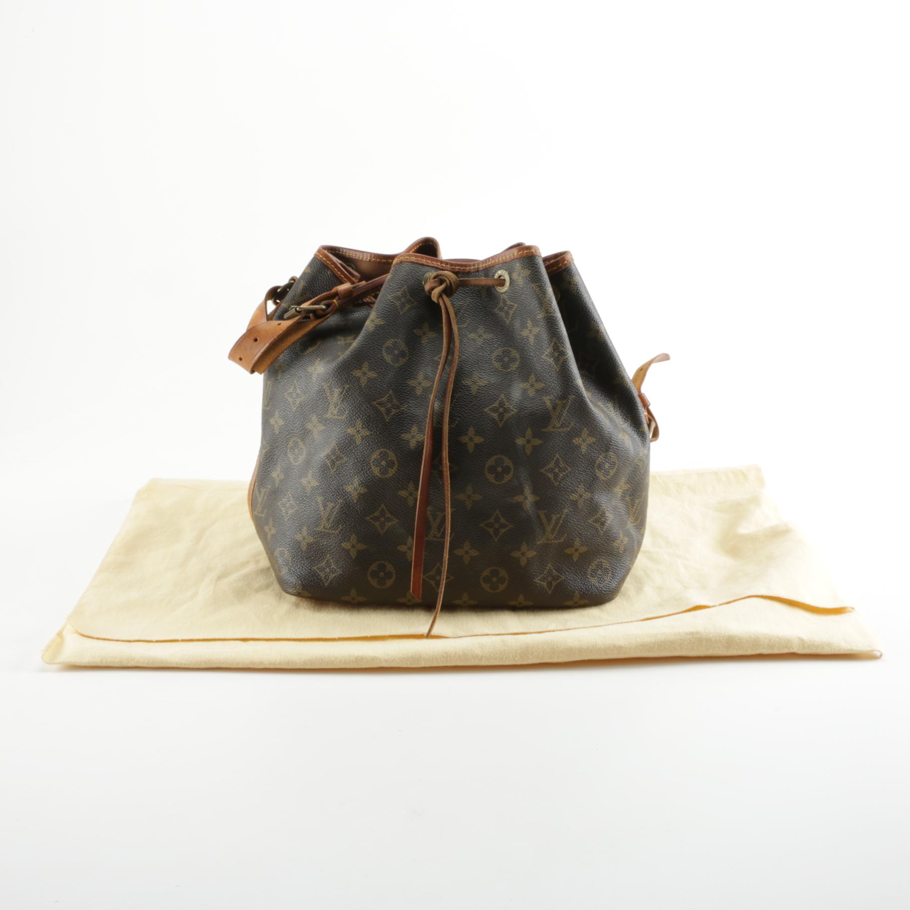 1980s Louis Vuitton Monogram Petit Noe Bag