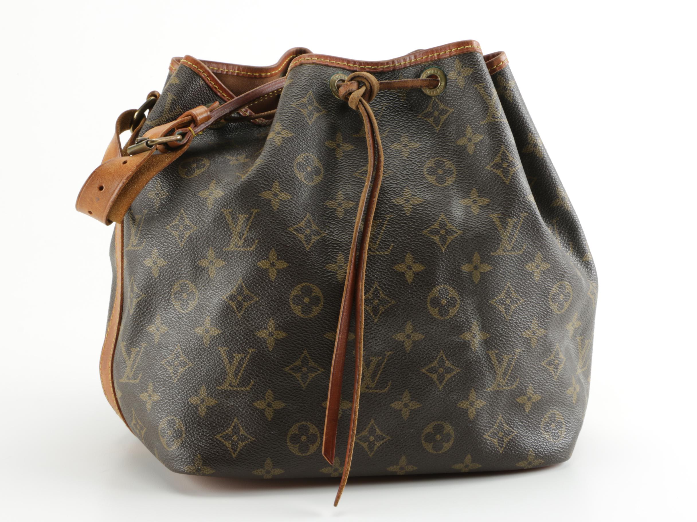 1980s Louis Vuitton Monogram Petit Noe Bag