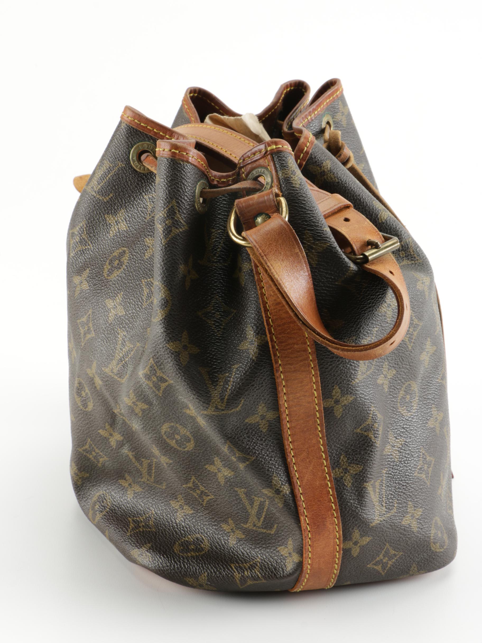 1980s Louis Vuitton Monogram Petit Noe Bag