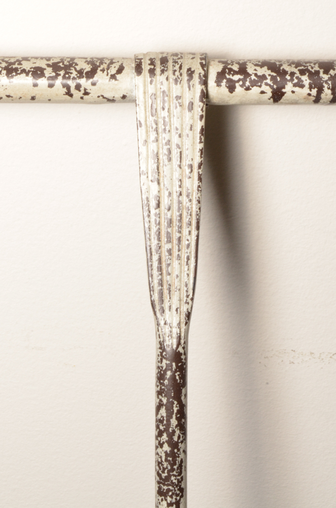 Charles P. Rogers Forged Iron Paris Sleigh Bed Frame