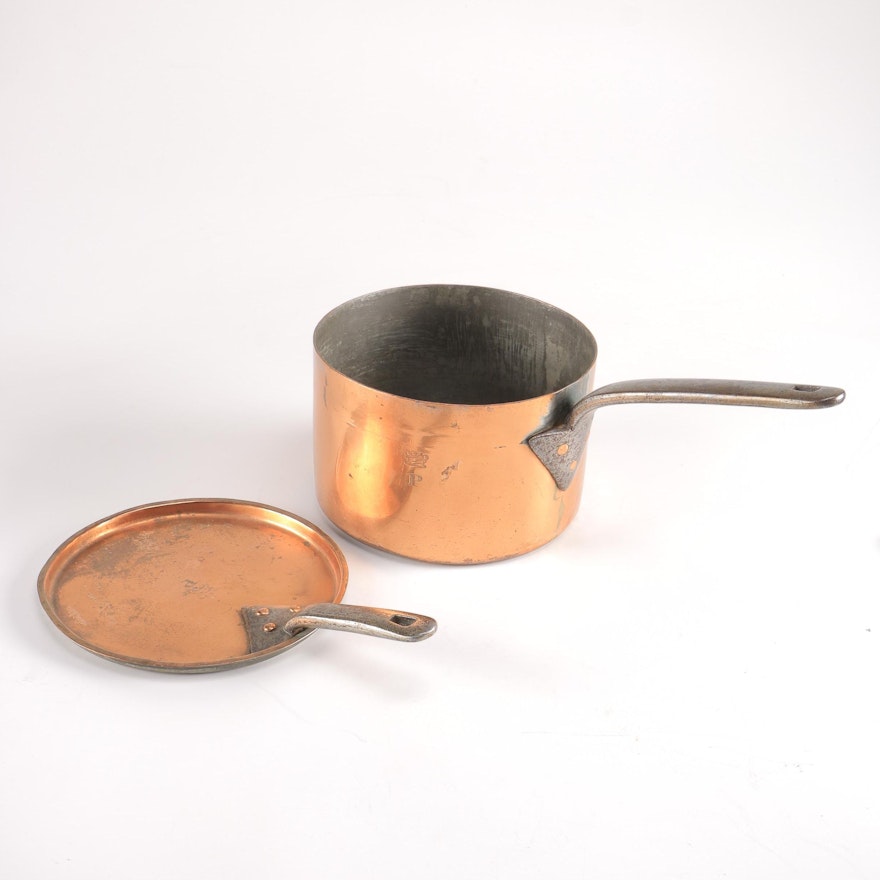 Lidded Copper Pot