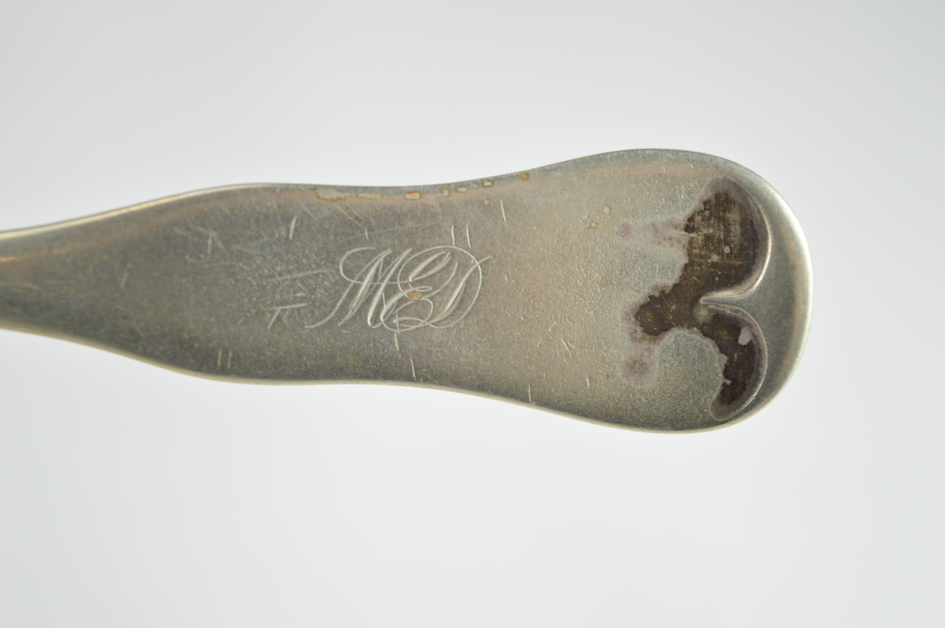 Mother of Pearl Handled Flatware and a Silver Plate Spoon