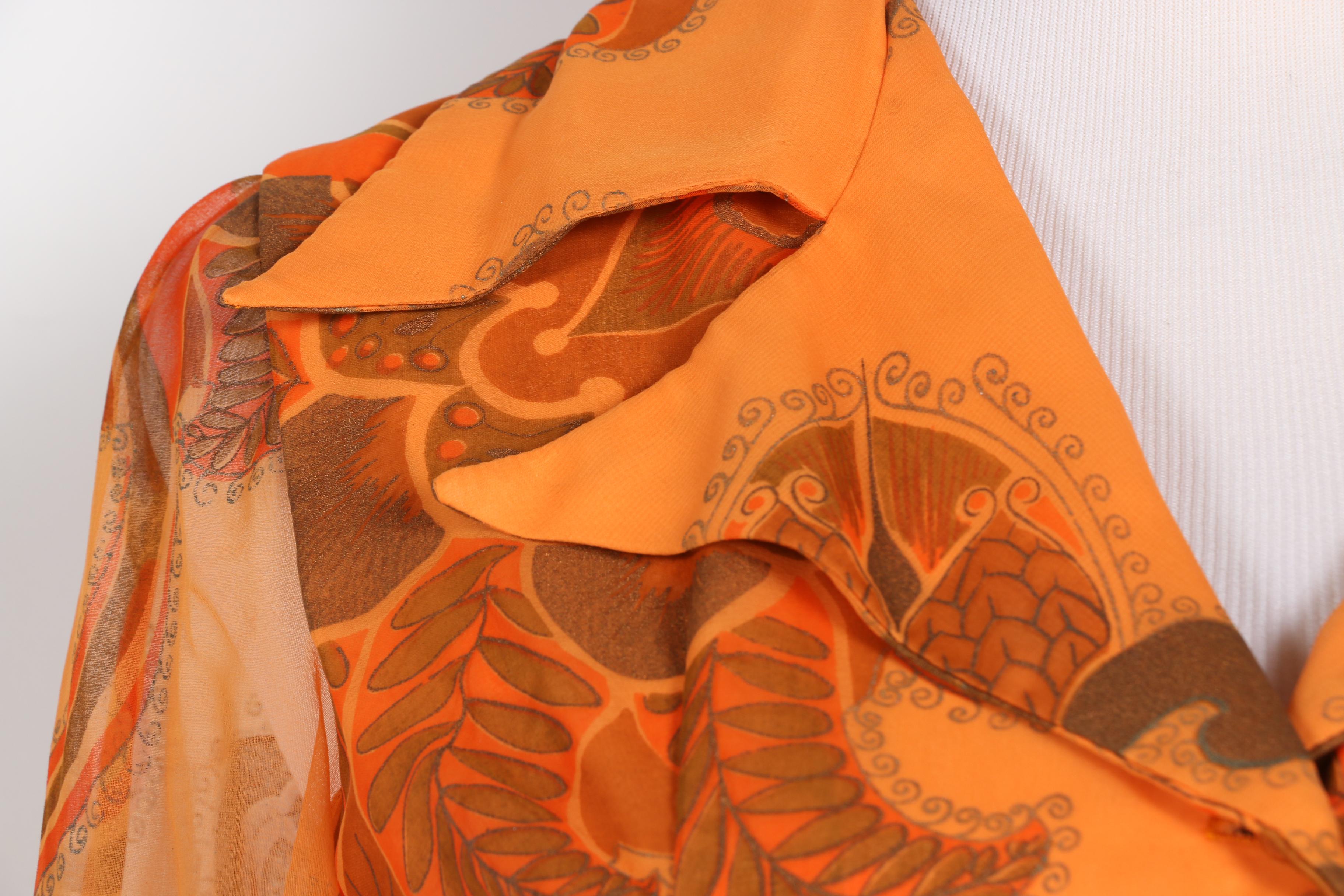 Alfred Shaheen Vintage Organza Dress