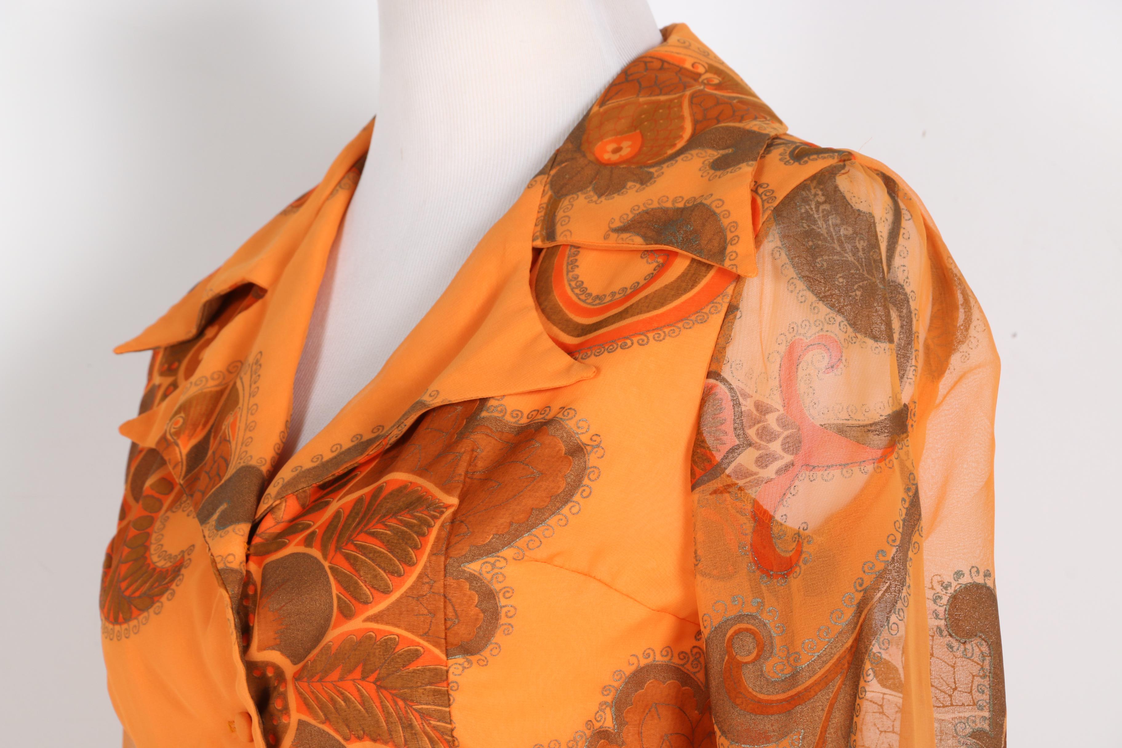 Alfred Shaheen Vintage Organza Dress