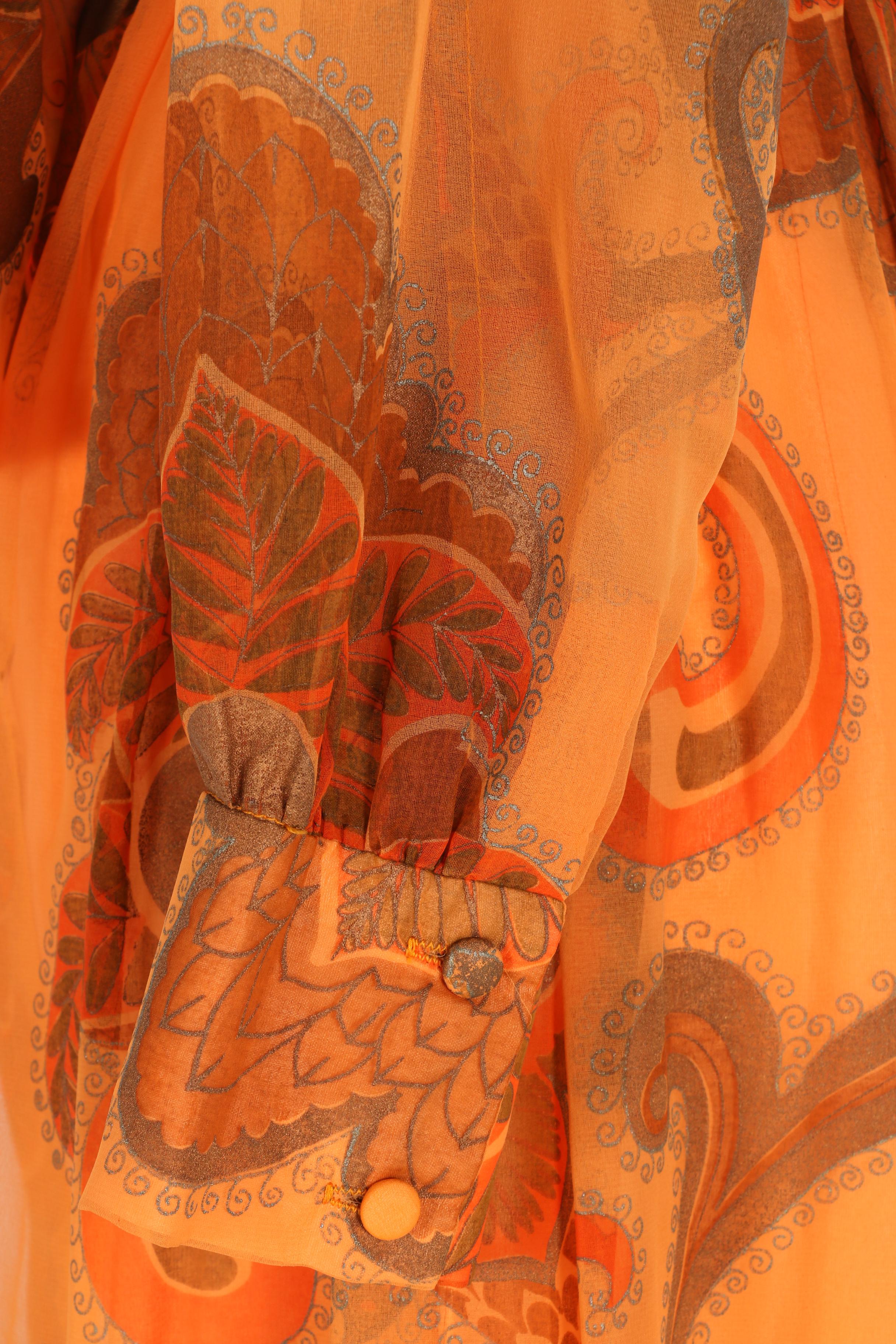 Alfred Shaheen Vintage Organza Dress