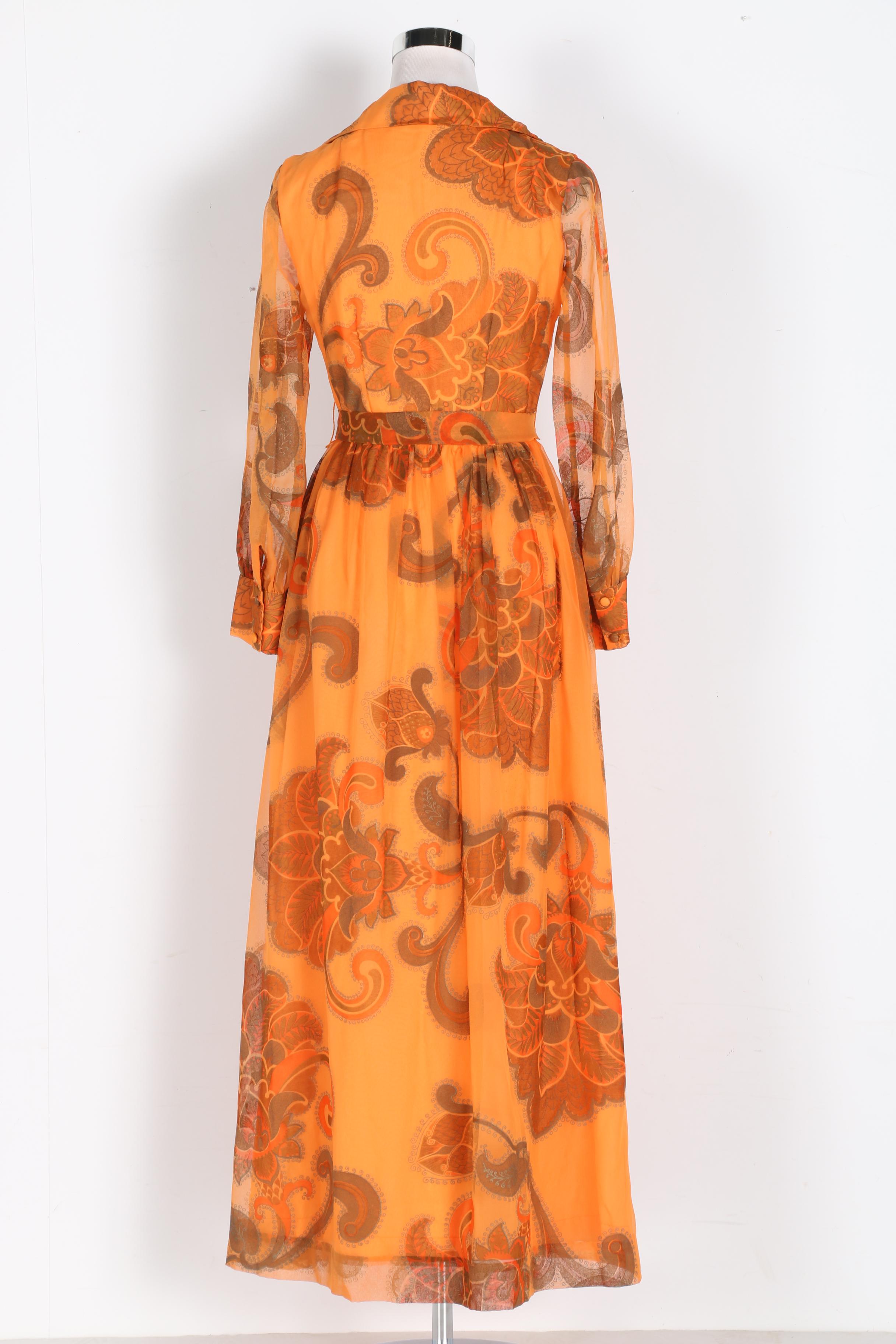 Alfred Shaheen Vintage Organza Dress