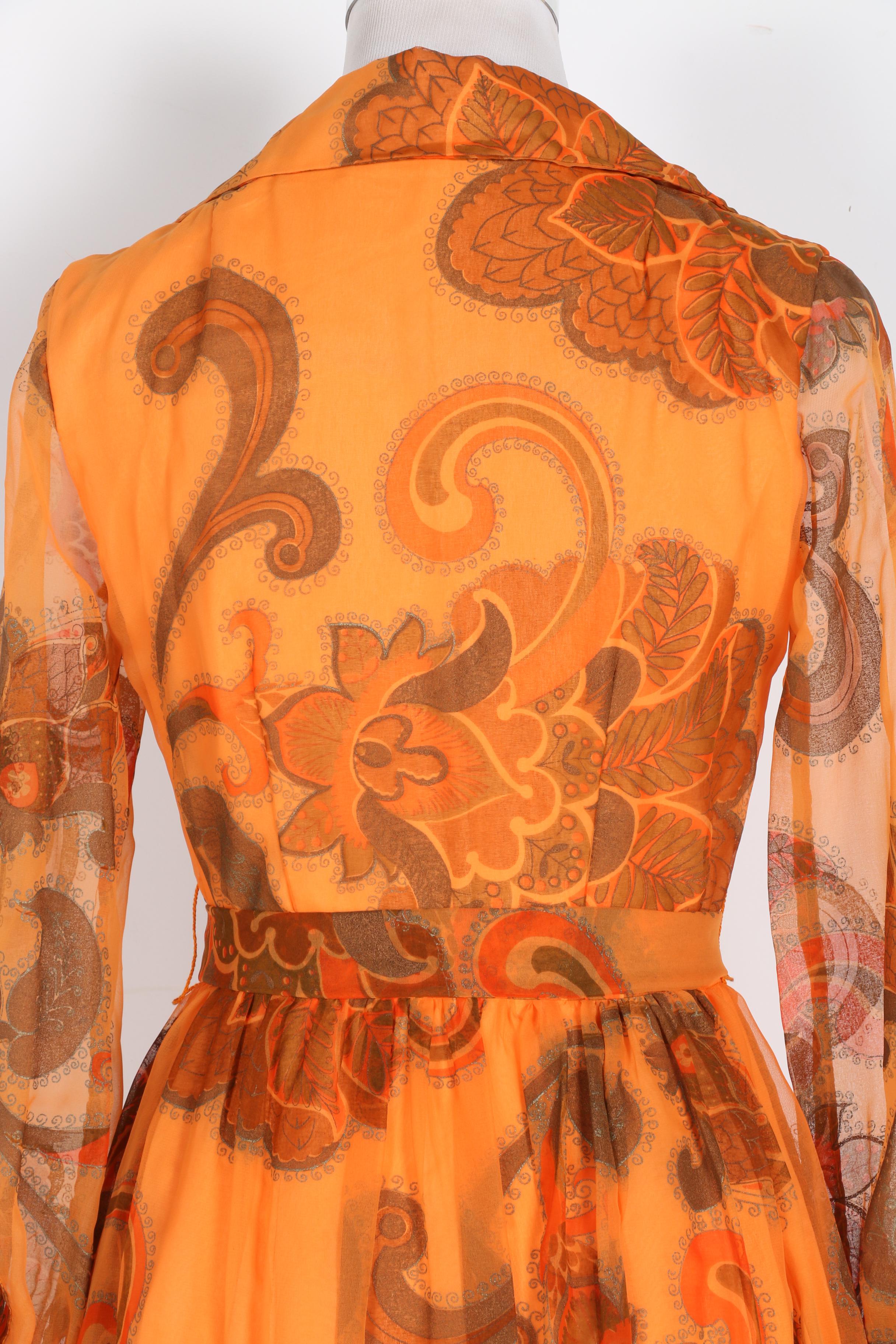 Alfred Shaheen Vintage Organza Dress