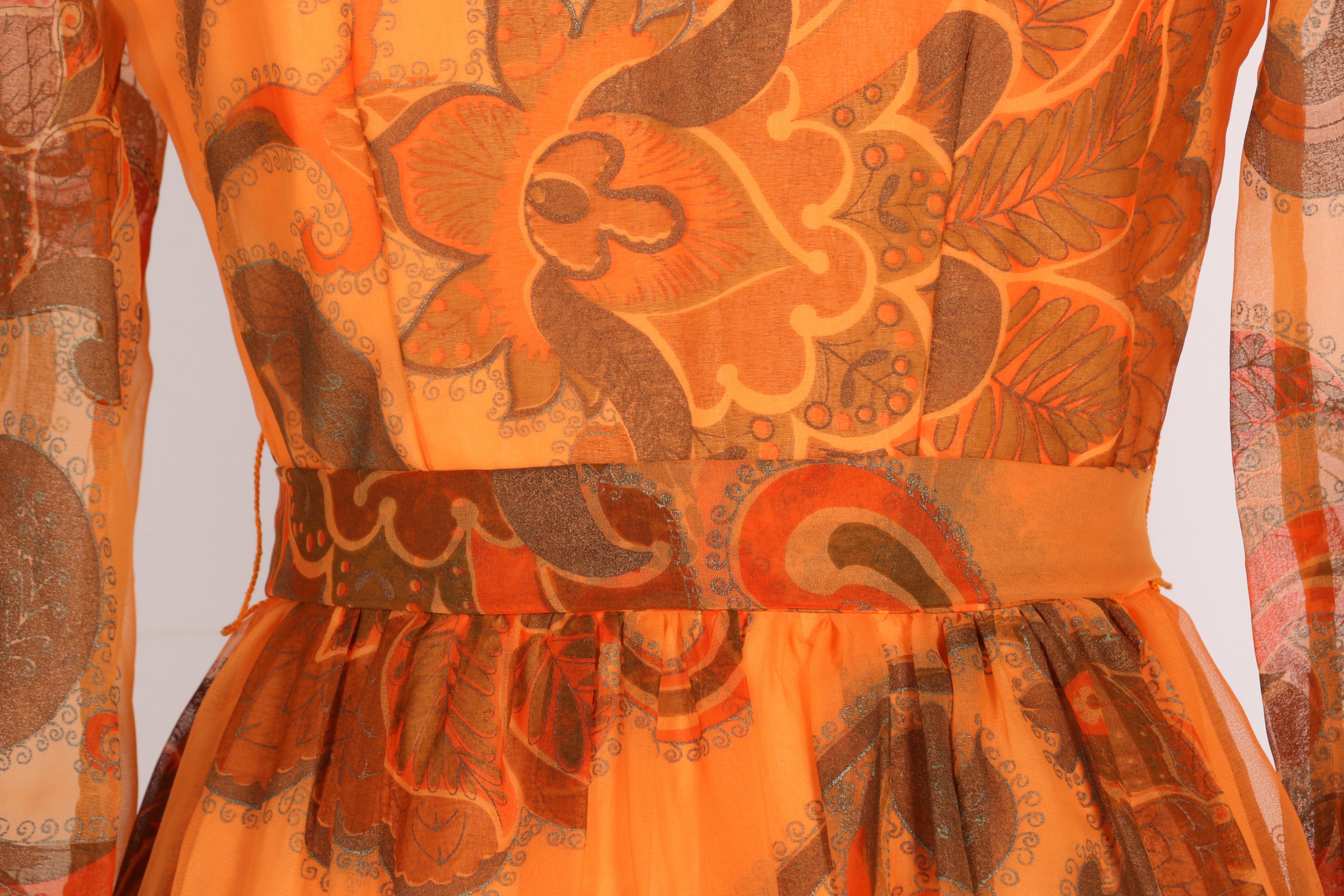 Alfred Shaheen Vintage Organza Dress