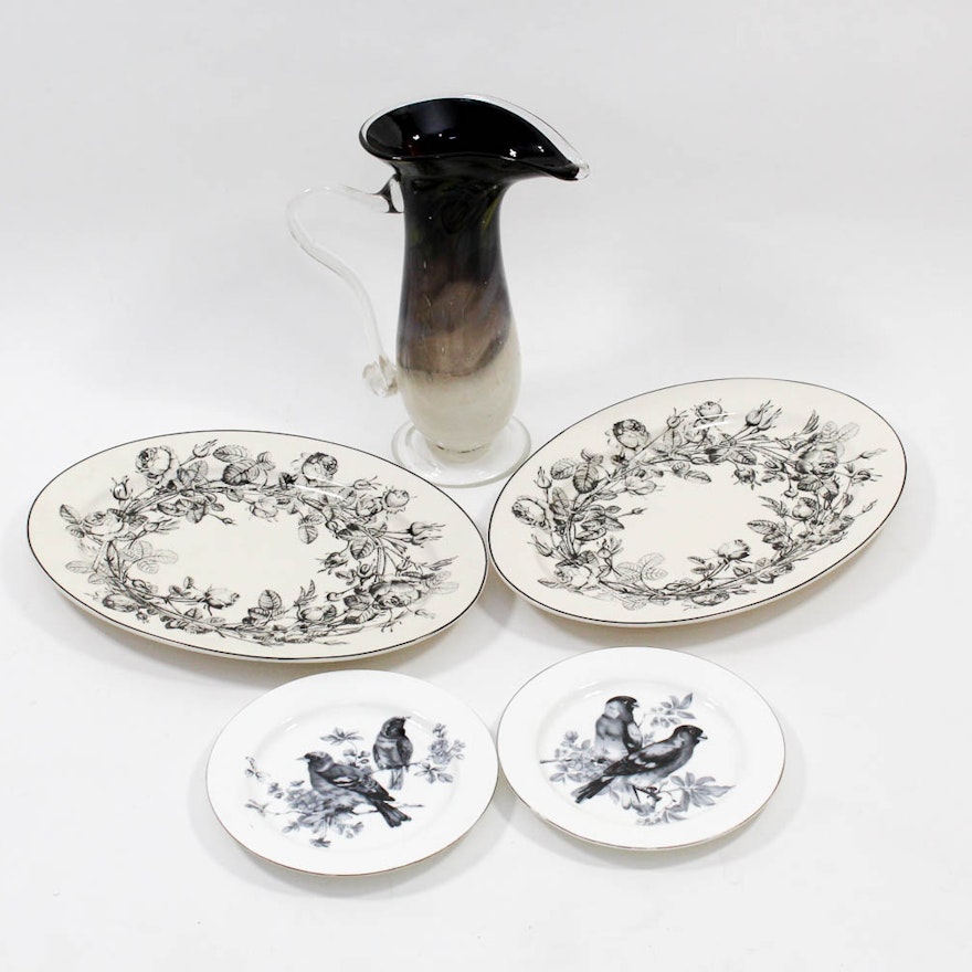 Black & White Tableware Decor