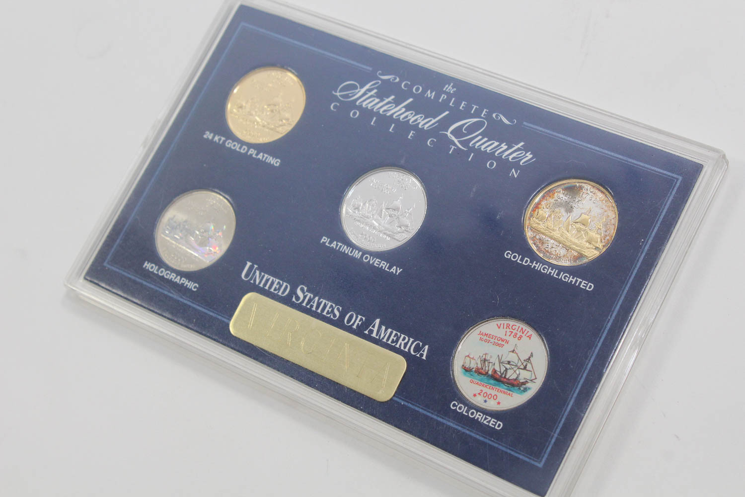 2 Commemorative Kennedy Half Dollar and Complete Statehood Virginia Collection