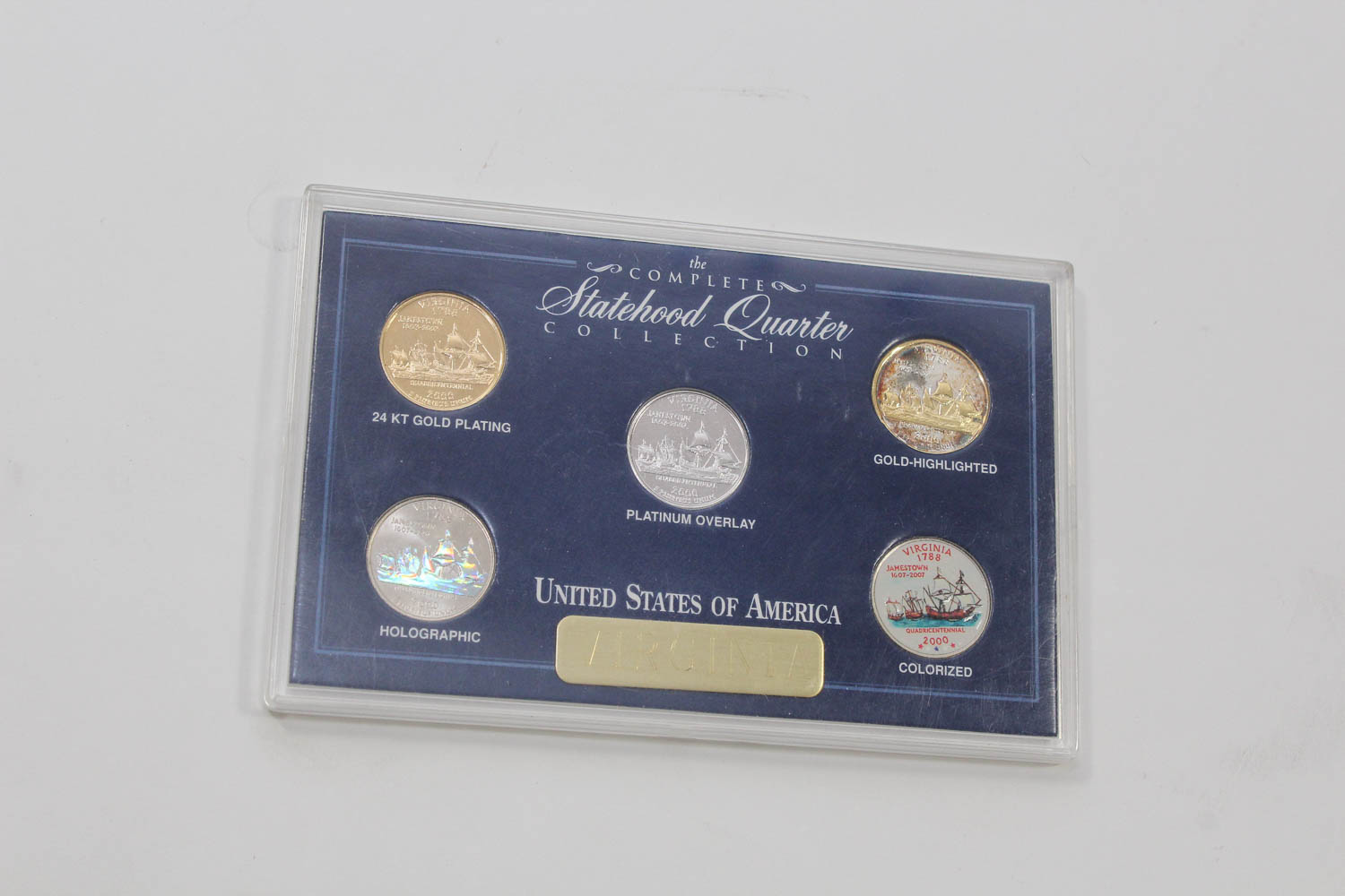 2 Commemorative Kennedy Half Dollar and Complete Statehood Virginia Collection