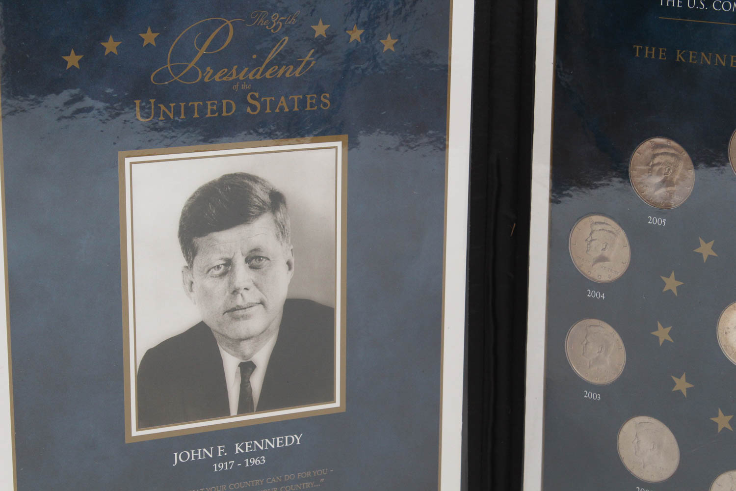 2 Commemorative Kennedy Half Dollar and Complete Statehood Virginia Collection