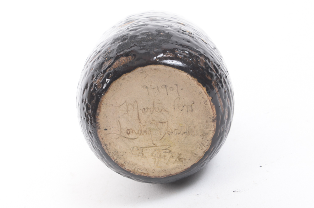 Antique Martin Brothers Bud Vase