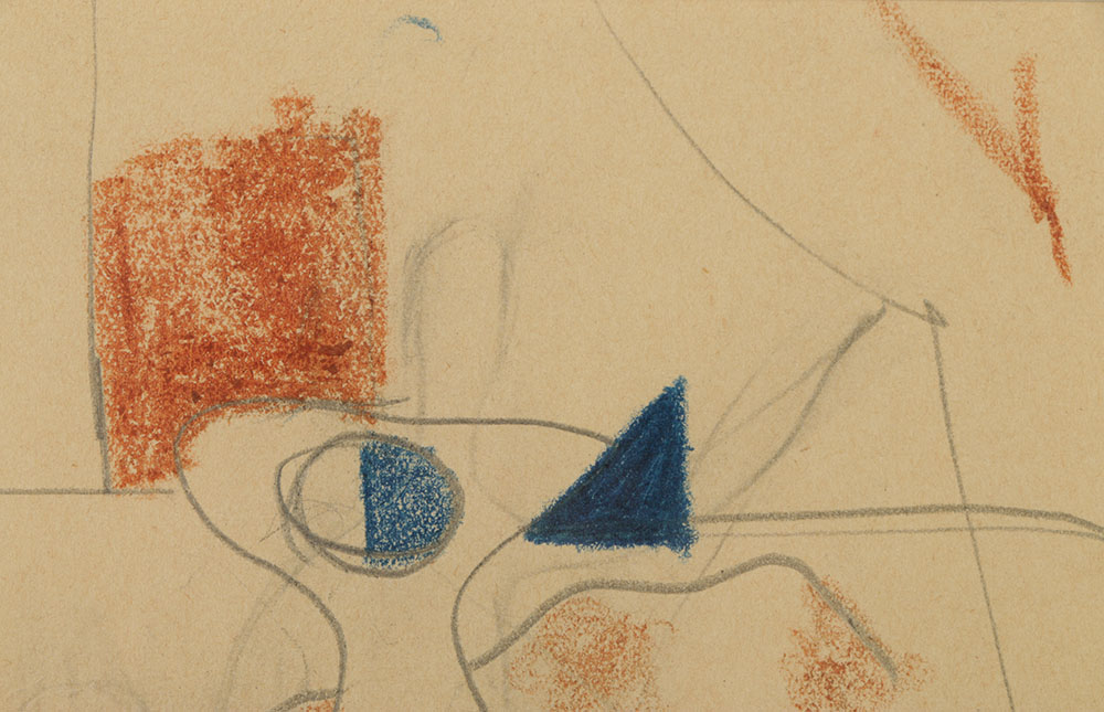 Edgar Yaeger Original Graphite and Pastel Sketch on Paper