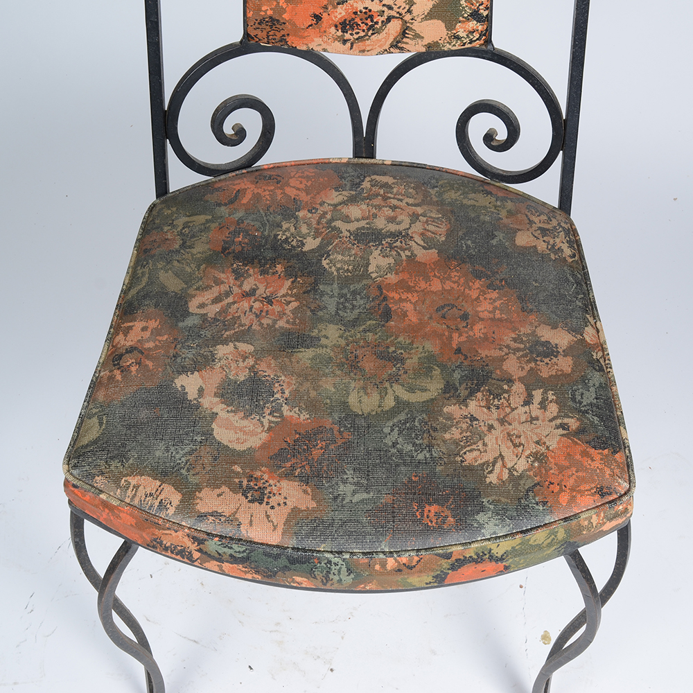 Vintage Wrought Iron Patio Chairs