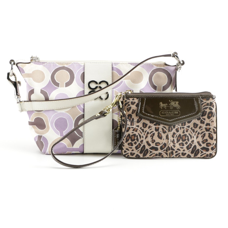 Coach Shoulder Bag and Wristlet