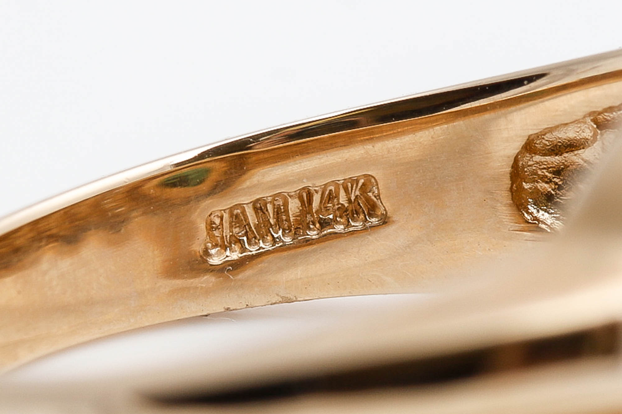 14K Yellow Gold Green Tourmaline and Diamond Ring