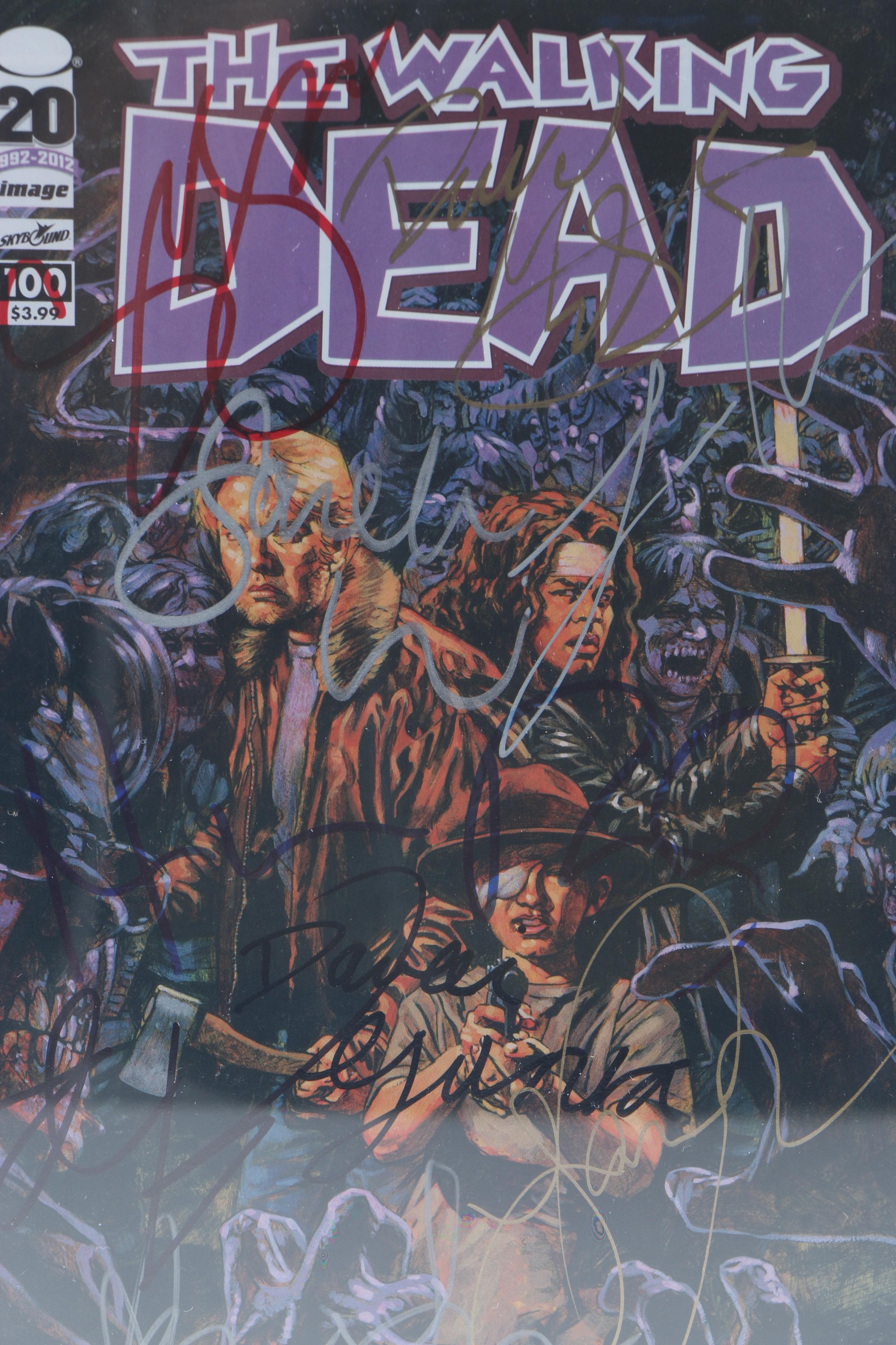 "The Walking Dead" Comic Signed by Television Series Cast