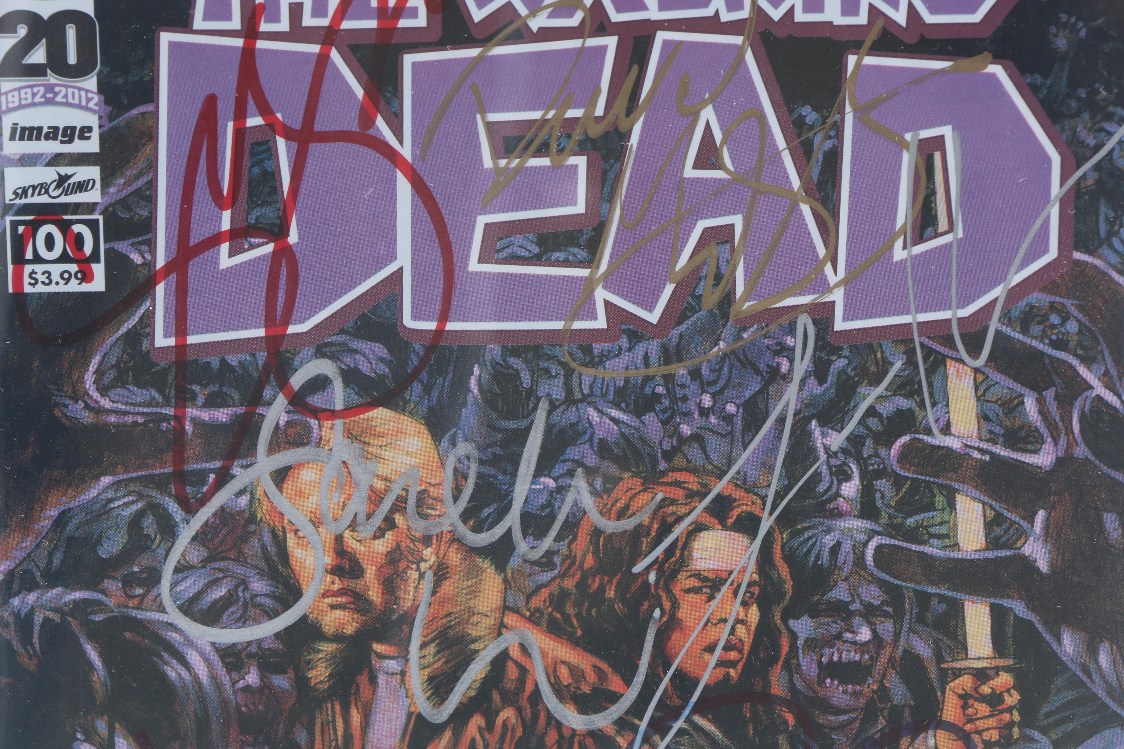 "The Walking Dead" Comic Signed by Television Series Cast