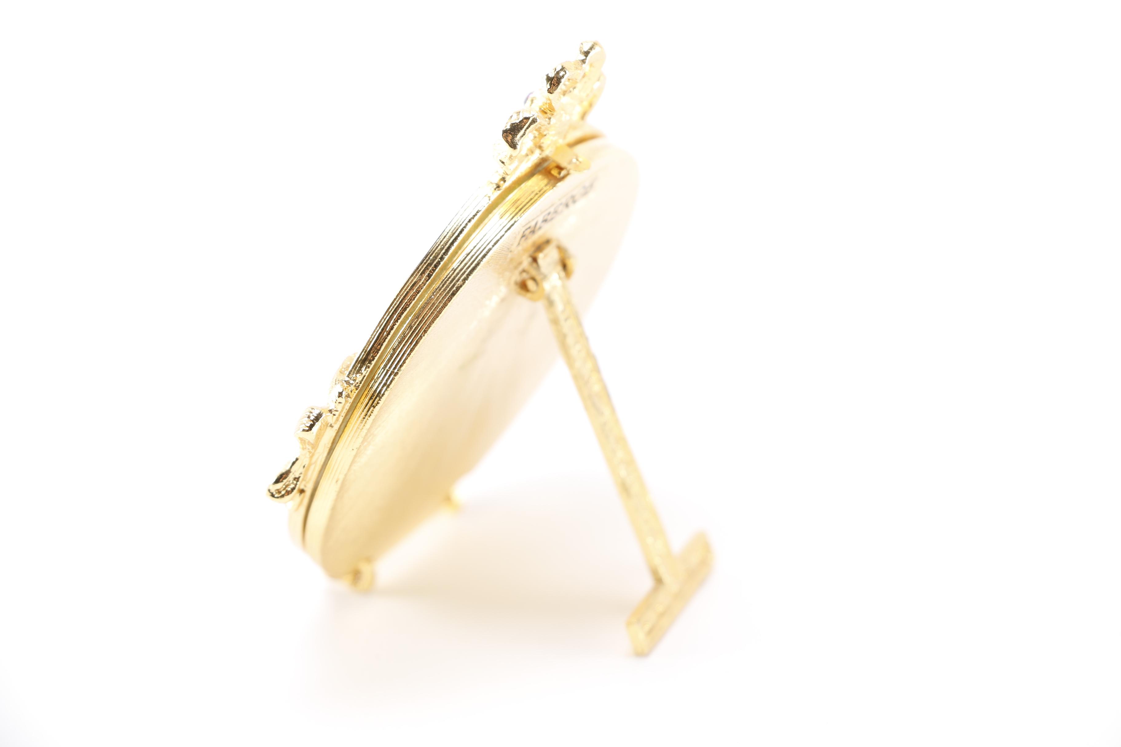 Fabergé Picture Frame Featuring Tsarina Alexandra of Russia